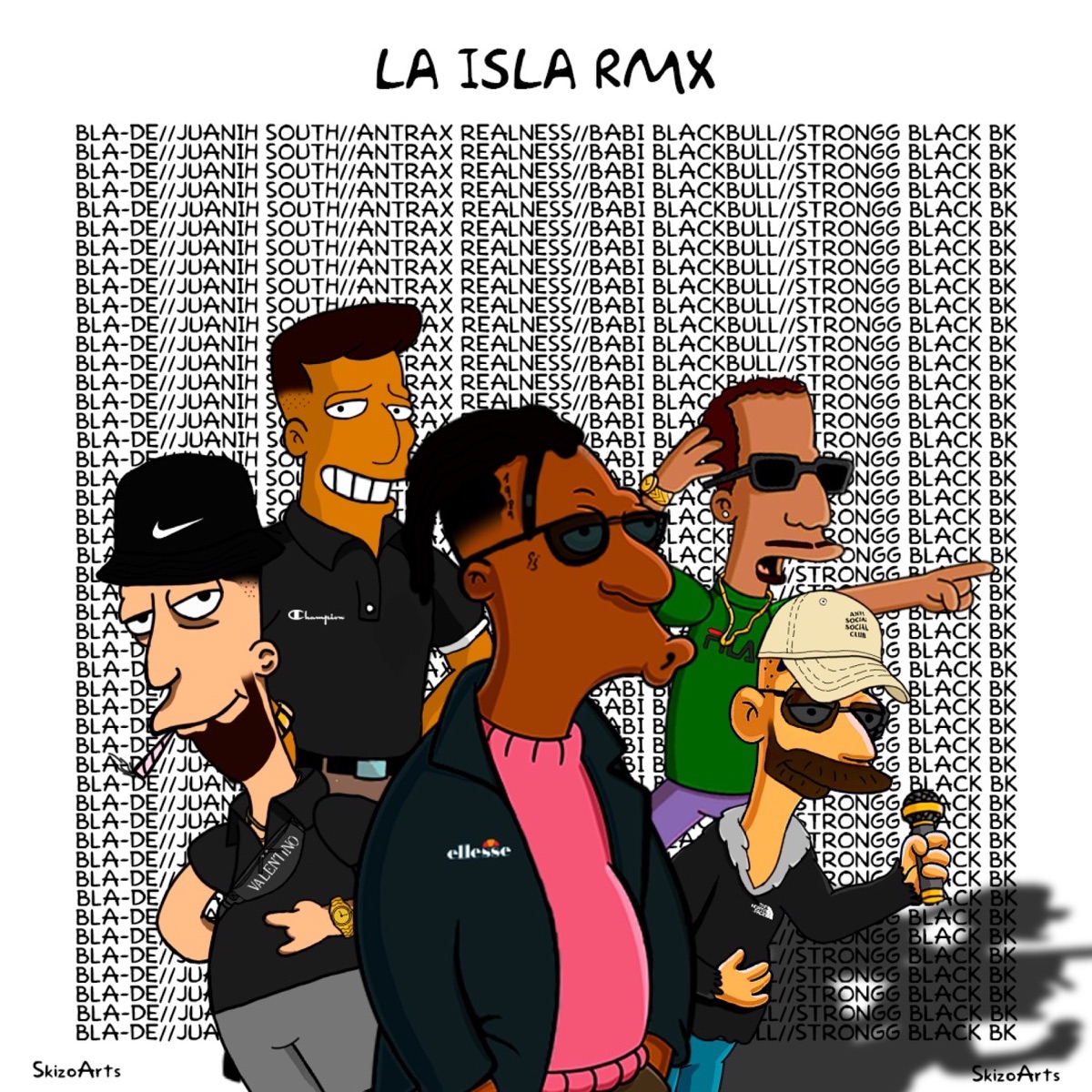 La isla (feat. Bla-De, ANTRAX REALNESS, Strong Black & Babi Blackbull) [Remix] - Single by JUANIH SOUTH album cover