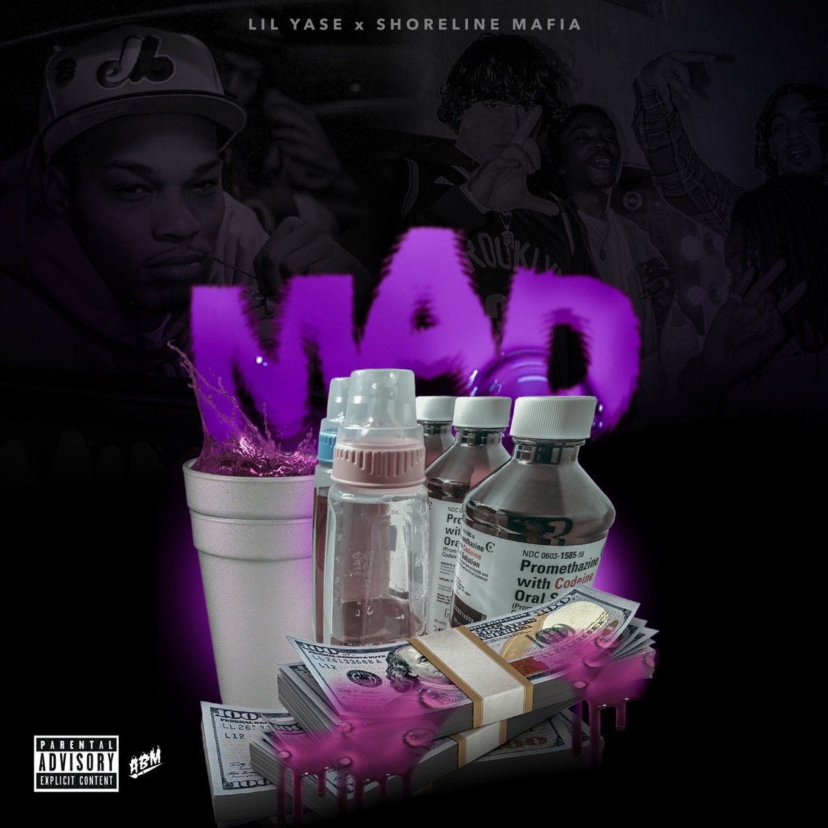 Mad - Single by Lil Yase & Shoreline Mafia album cover