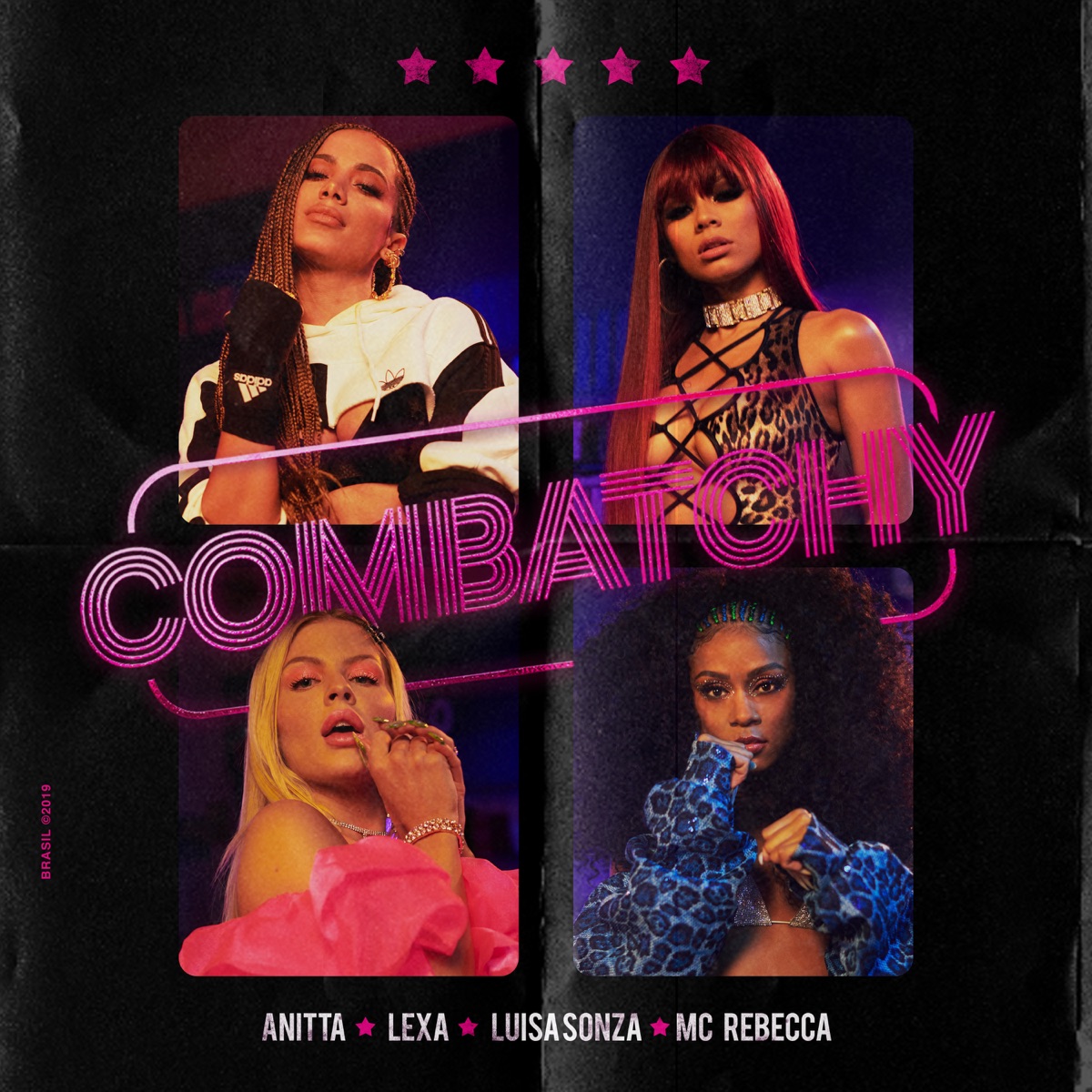 Combatchy (feat. MC Rebecca) - Single by Anitta, Lexa & Luísa Sonza album cover