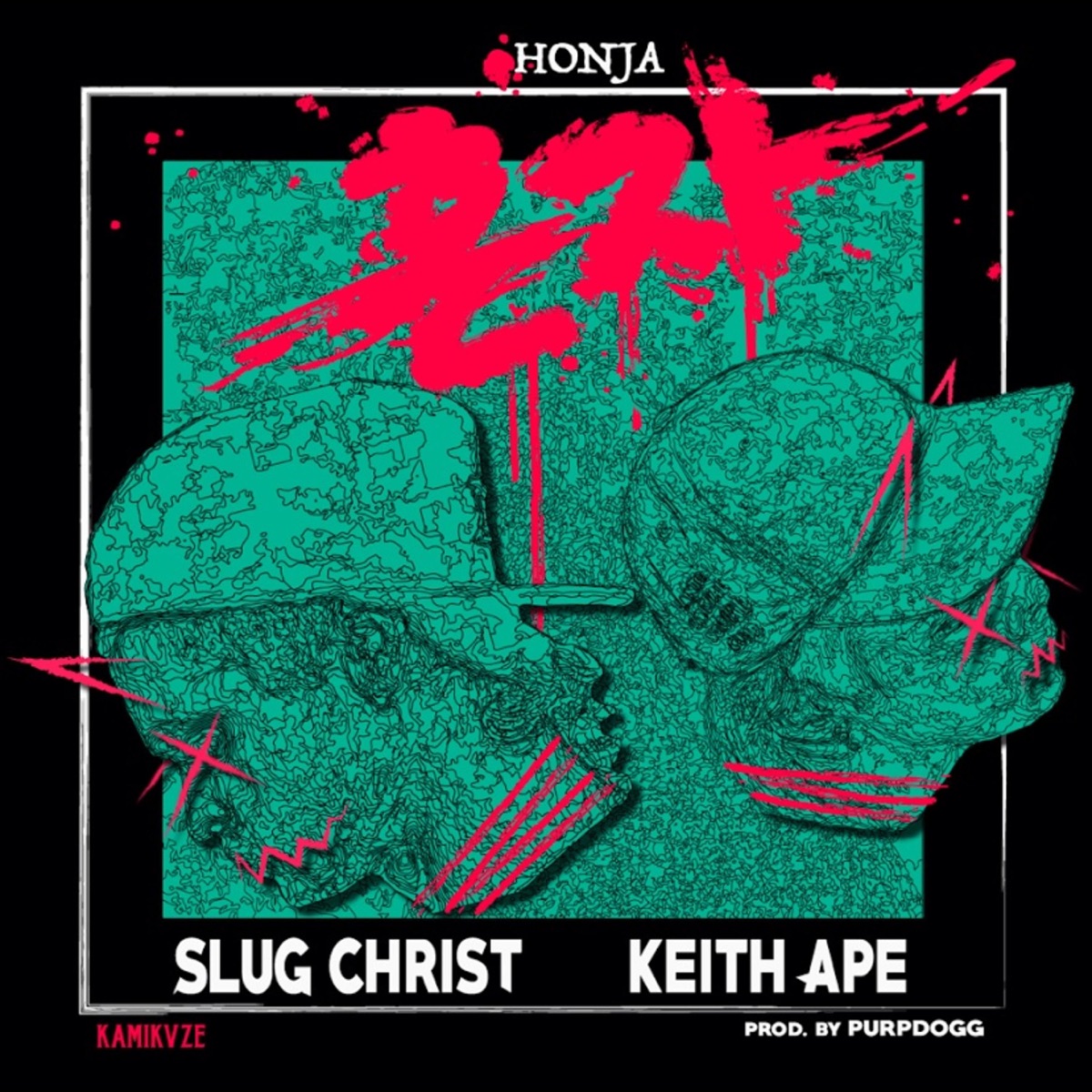 Honja (feat. Keith Ape) - Single by Slug Christ album cover