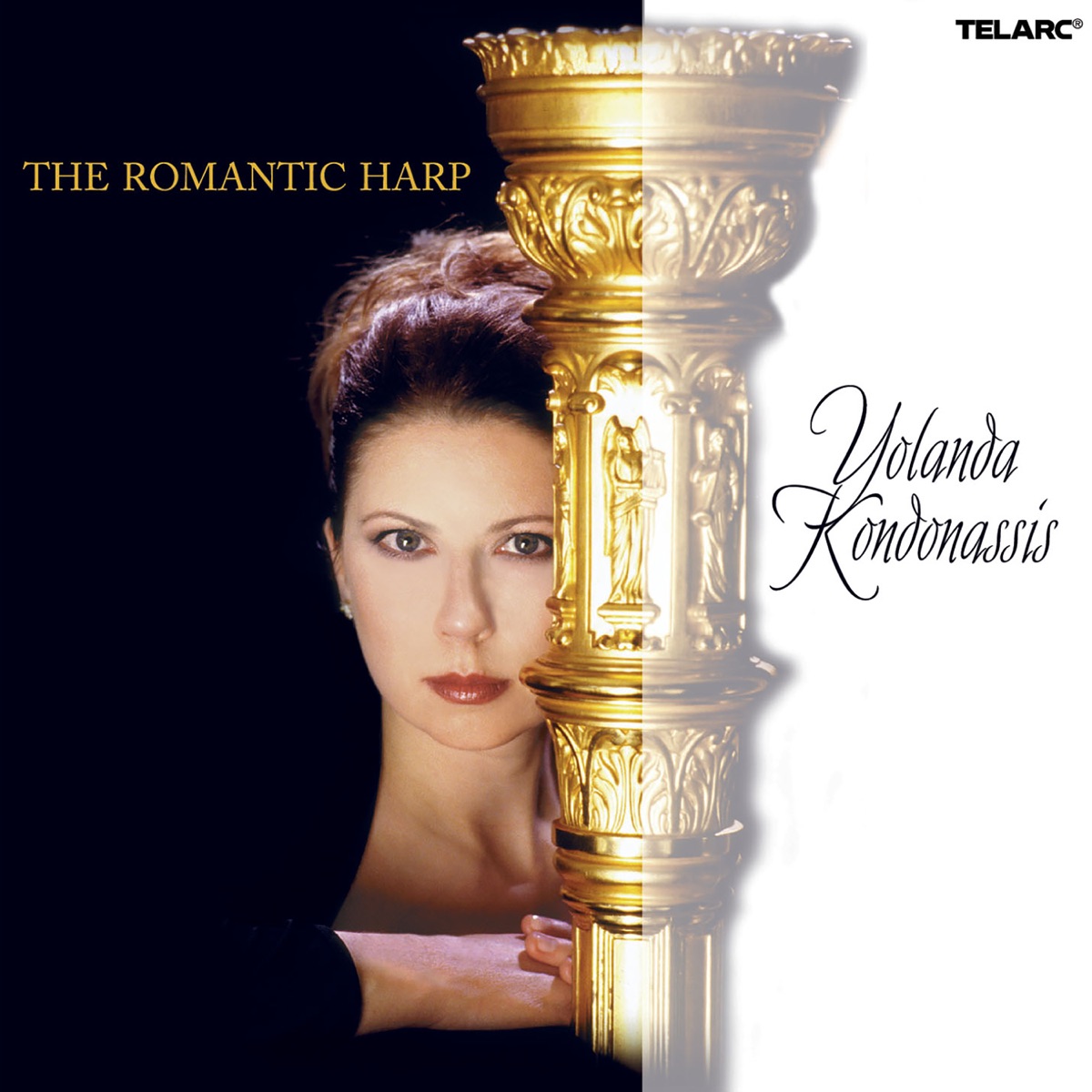 The Romantic Harp by Yolanda Kondonassis album cover