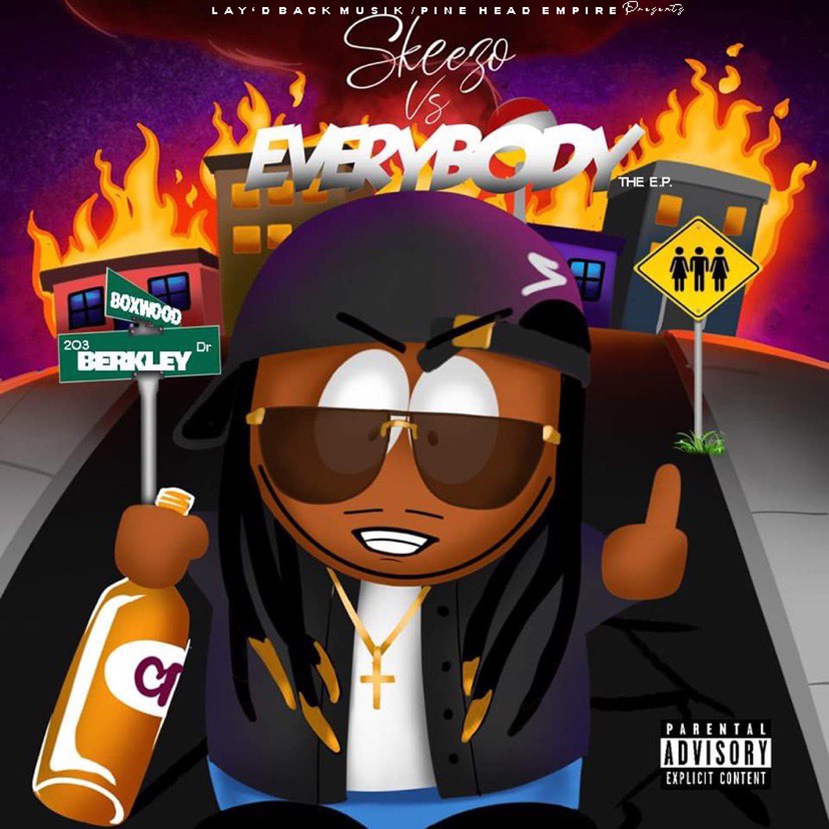 Skeezo VS Everybody by Skeezo Deniro album cover
