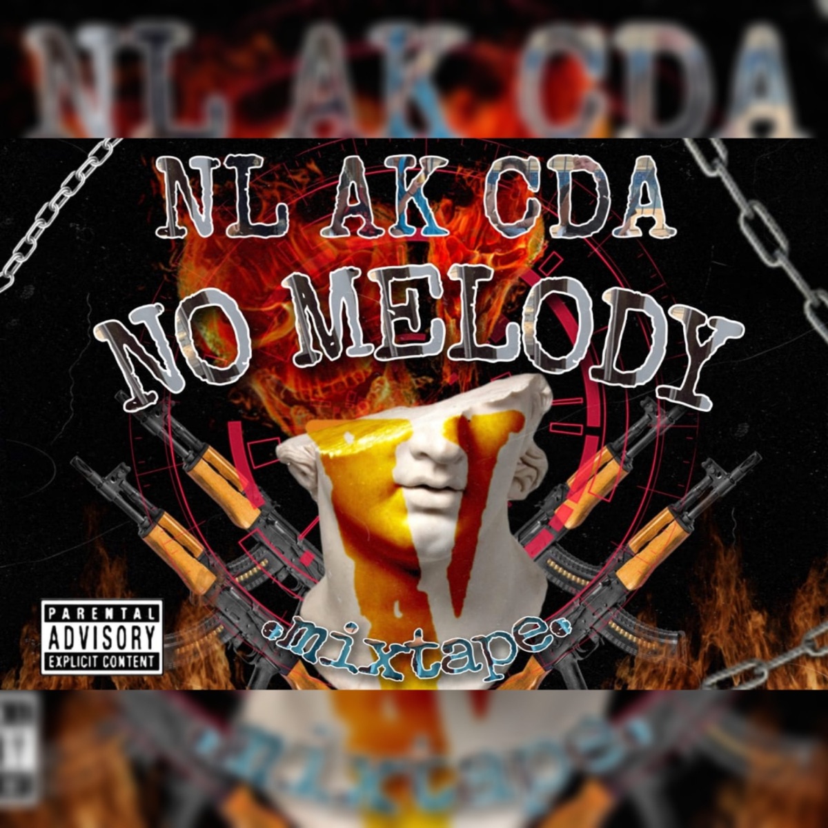 No Melody by NL AK CDA album cover