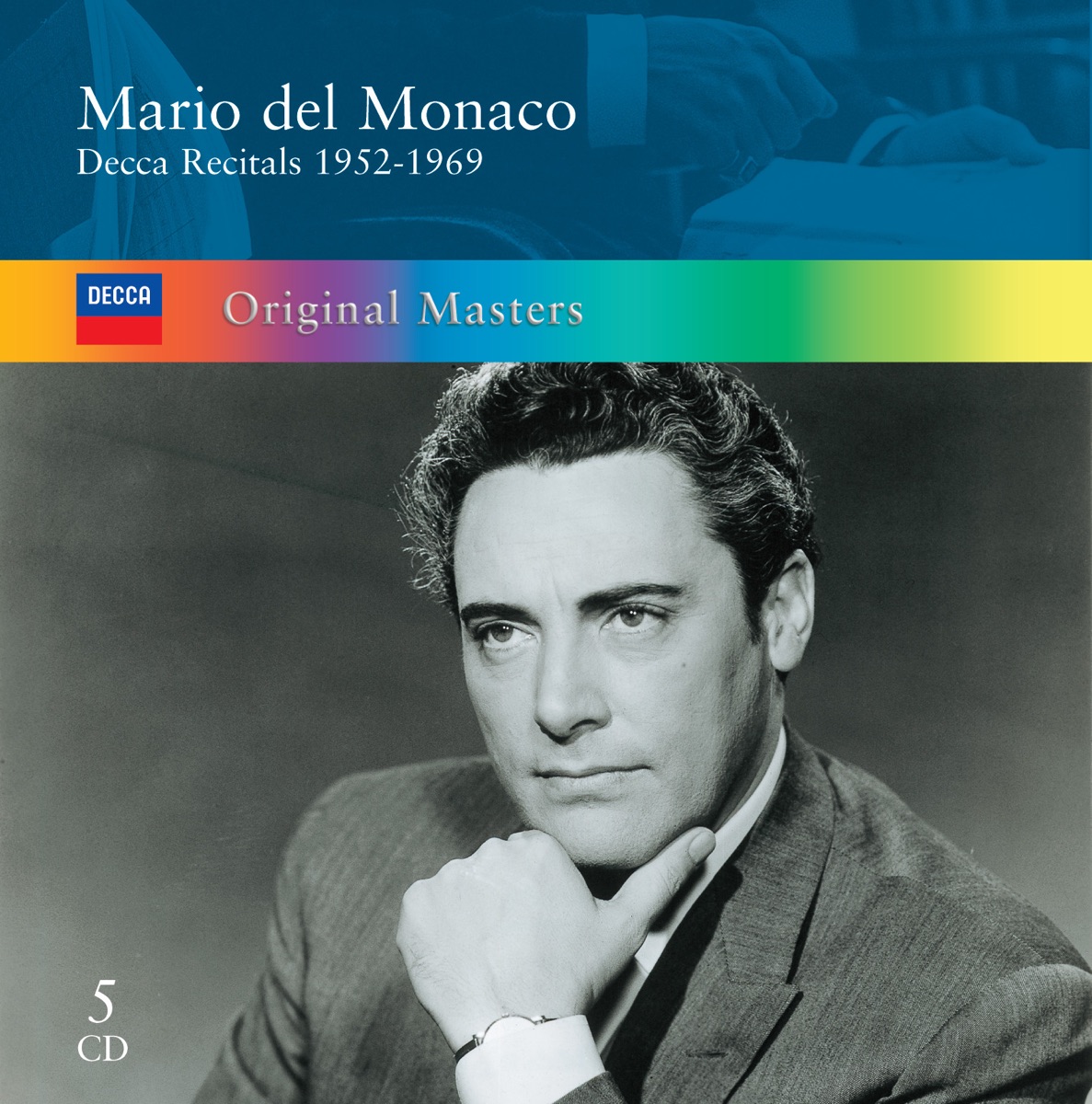 Original Masters: Mario del Monaco - Decca Recitals 1952-1969 by Mario del Monaco & Orchestra dell'Accademia Nazionale di Santa Cecilia album cover