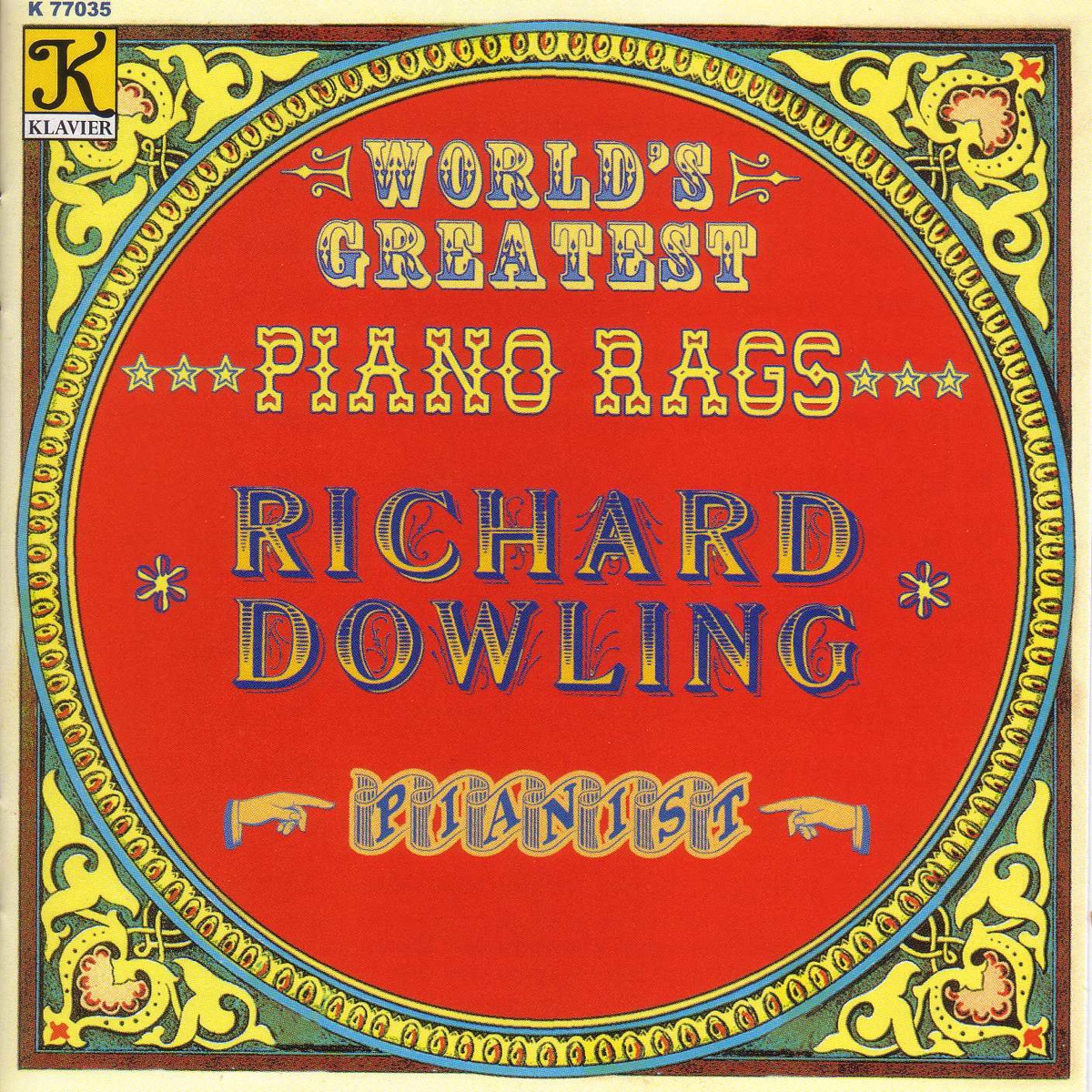 World's Greatest Piano Rags by Richard Dowling album cover