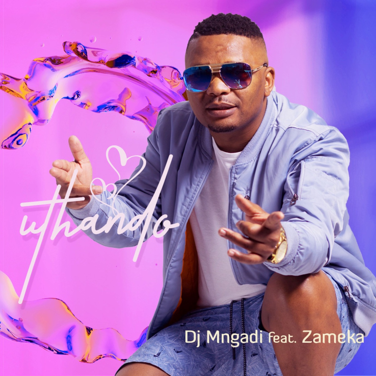Uthando (feat. Zameka) - Single by DJ Mngadi album cover