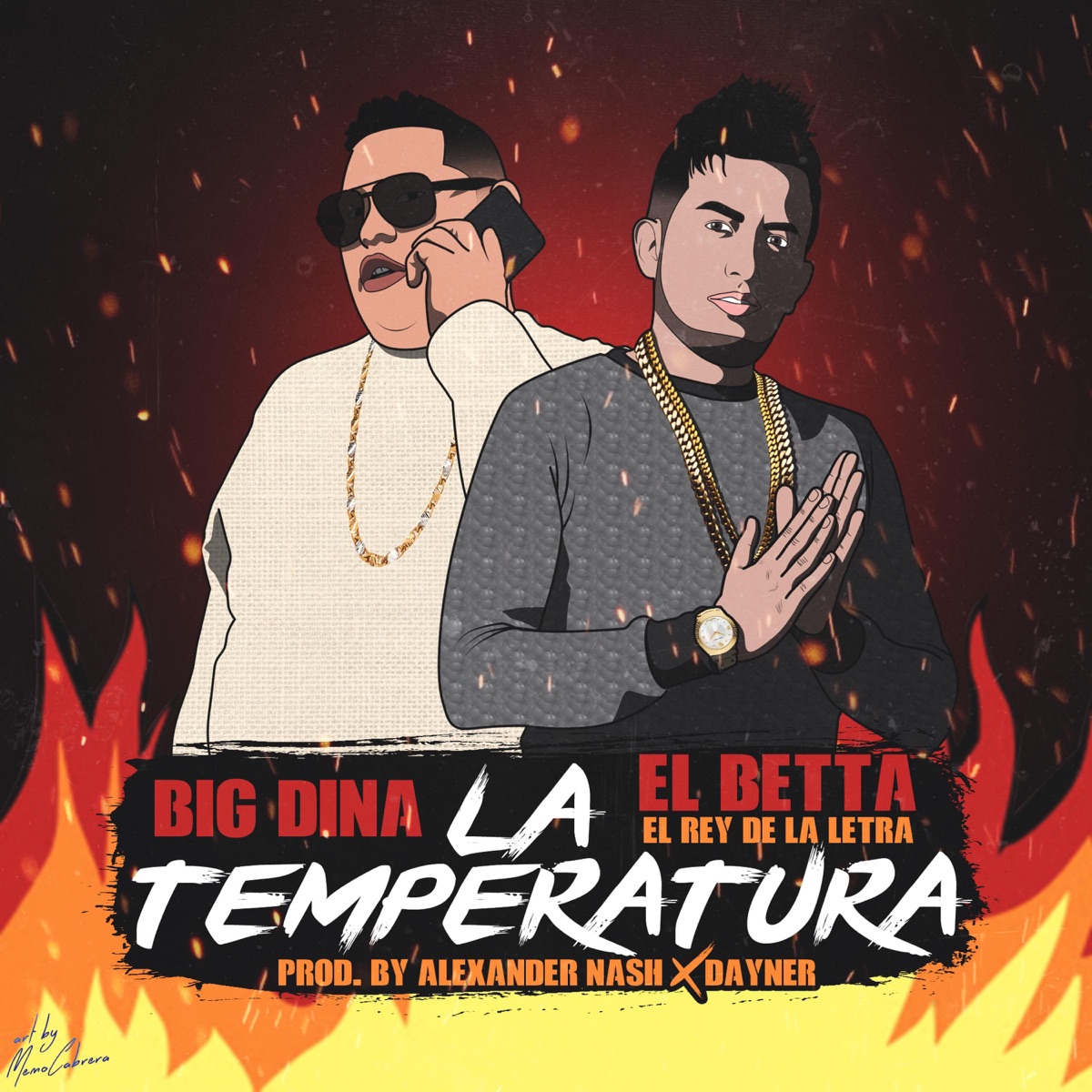 La Temperatura (feat. Big Dina) - Single by El Betta album cover