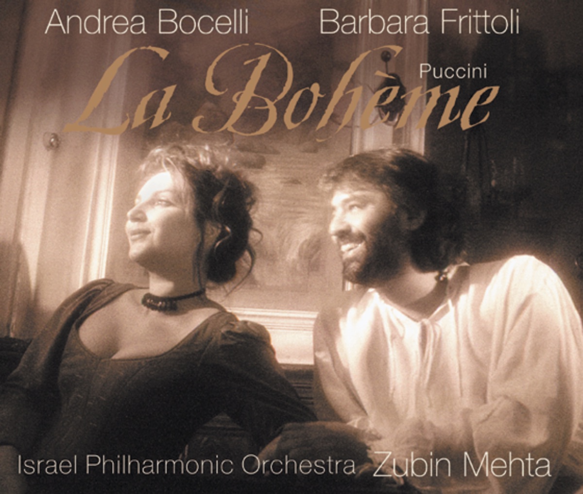 Puccini: La Bohème by Andrea Bocelli, Barbara Frittoli, Israel Philharmonic Orchestra & Zubin Mehta album cover