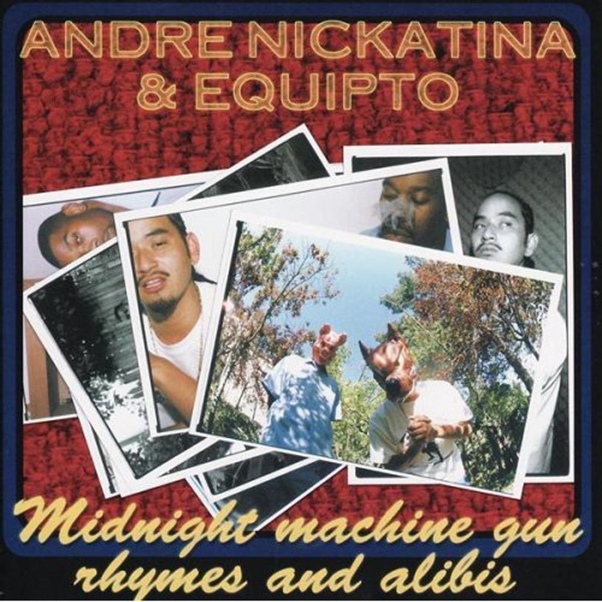 Midnight Machine Gun Rhymes and Alibis by Andre Nickatina & Equipto album cover