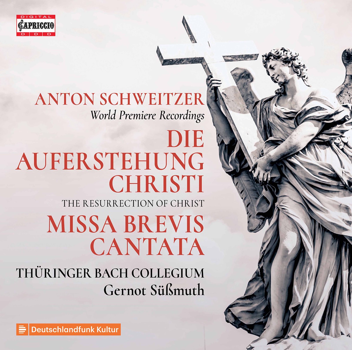 Schweitzer: The Resurrection of Christ by Thüringer Bach Collegium & Gernot Süßmuth album cover