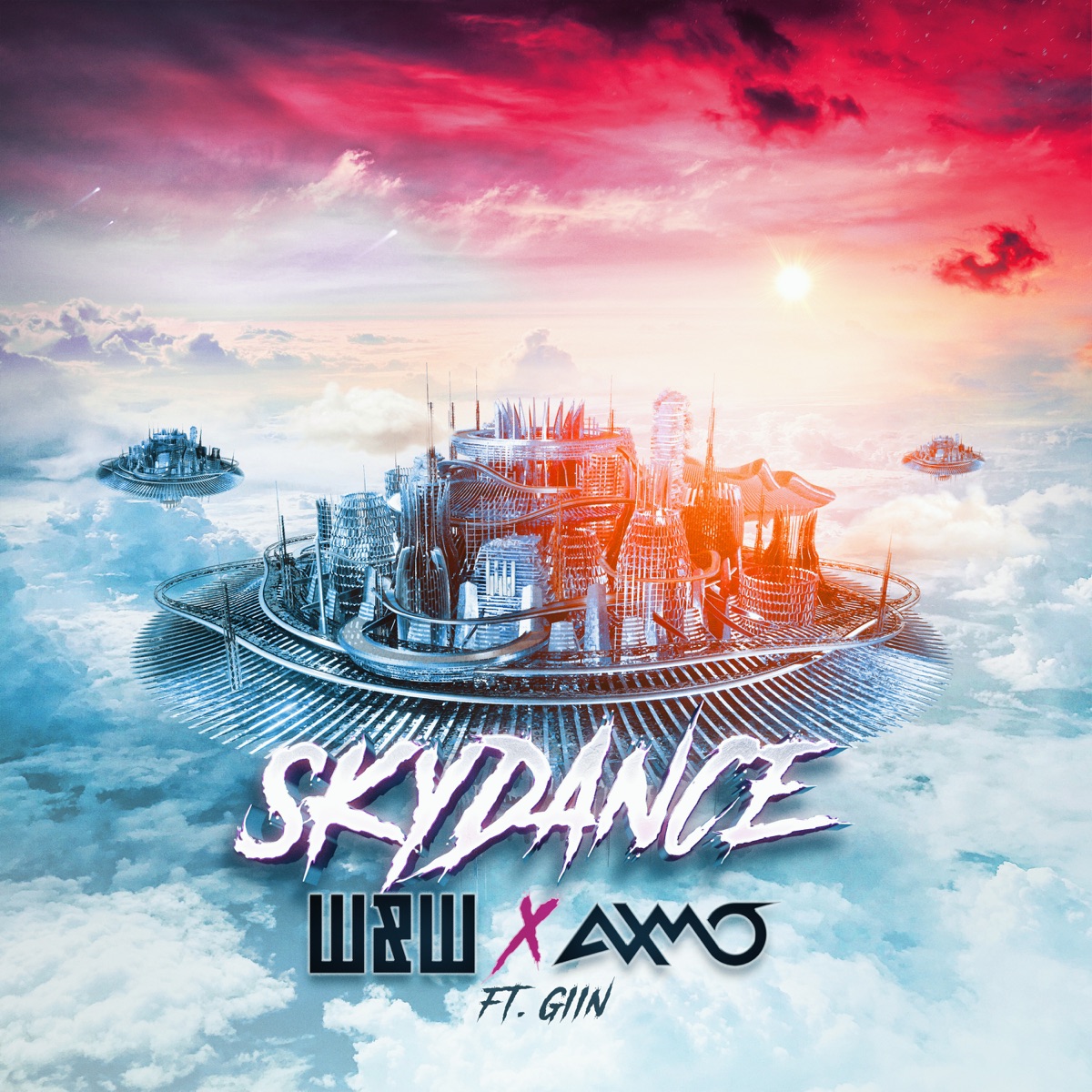 Skydance - Single by W&W, AXMO & Giin album cover