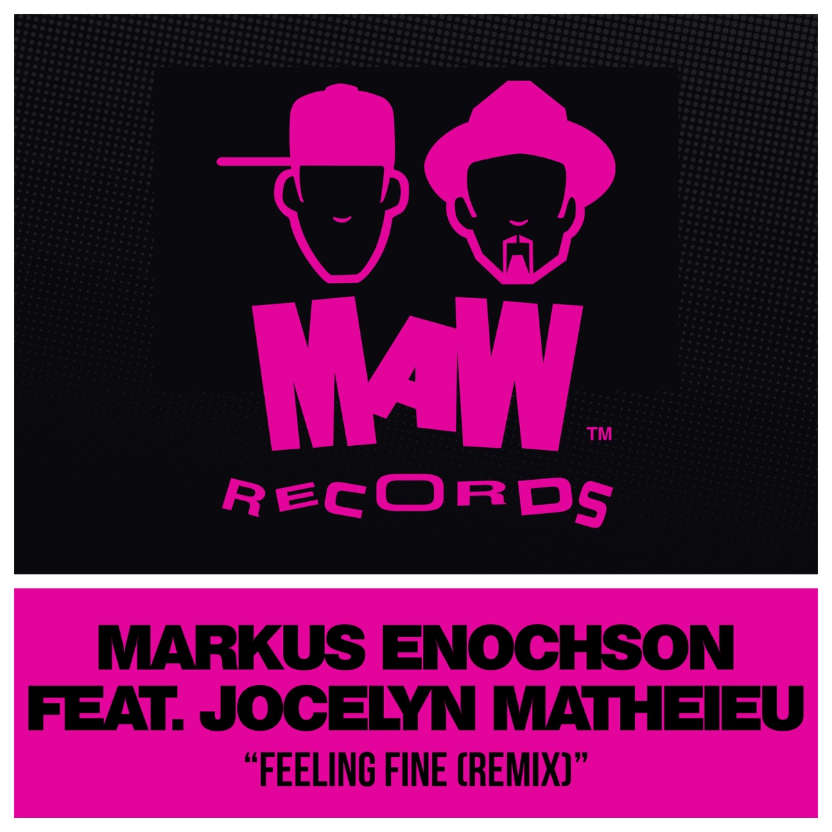 Feeling Fine (Remixes) [feat. Jocelyn Matheieu] - Single by Markus Enochson album cover