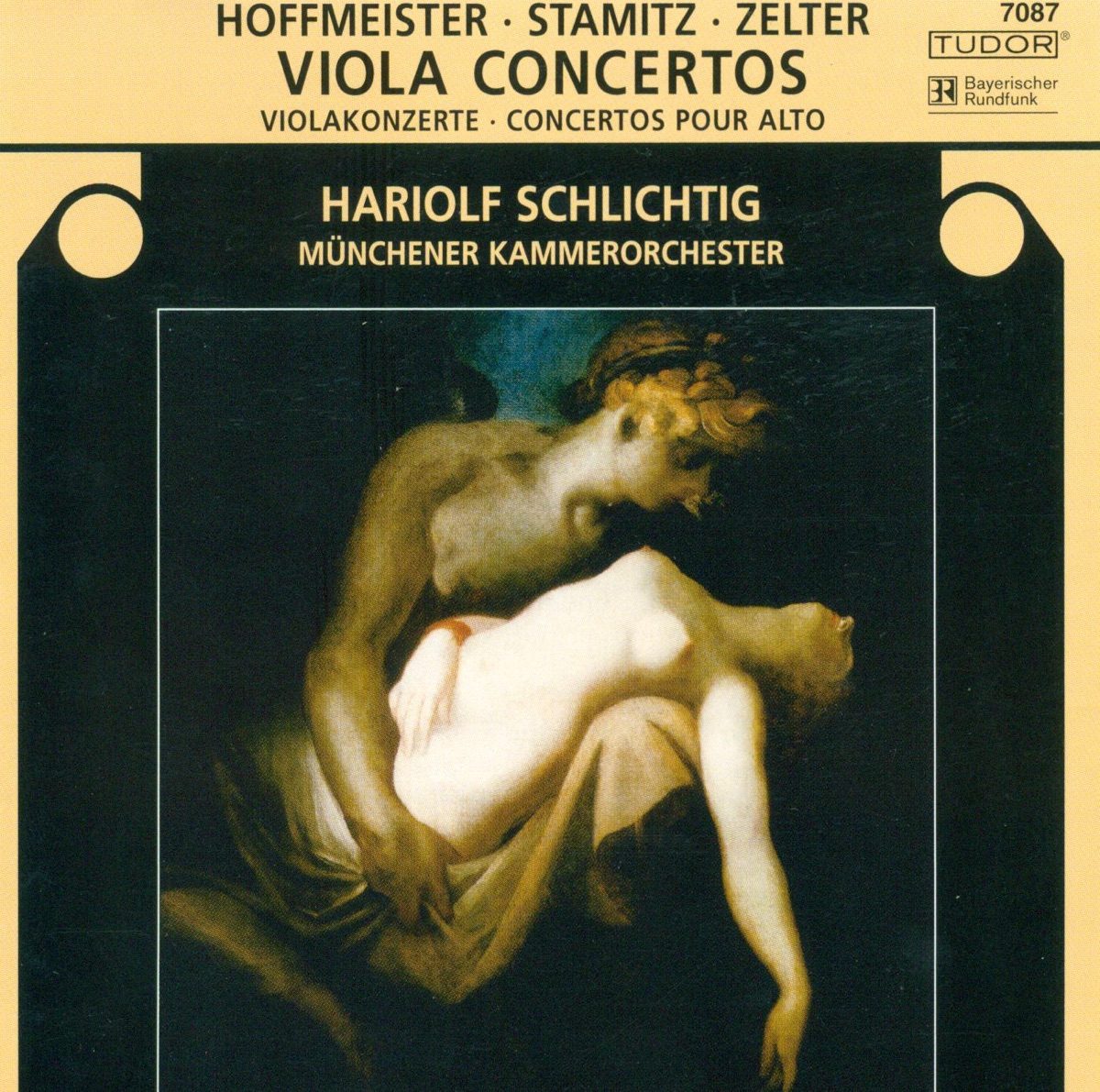Stamitz: Viola Concerto, Op. 1 - Hoffmeister: Viola Concerto in D Major - Zelter: Viola Concerto in E-Flat Major by Munich Chamber Orchestra & Hariolf Schlichtig album cover