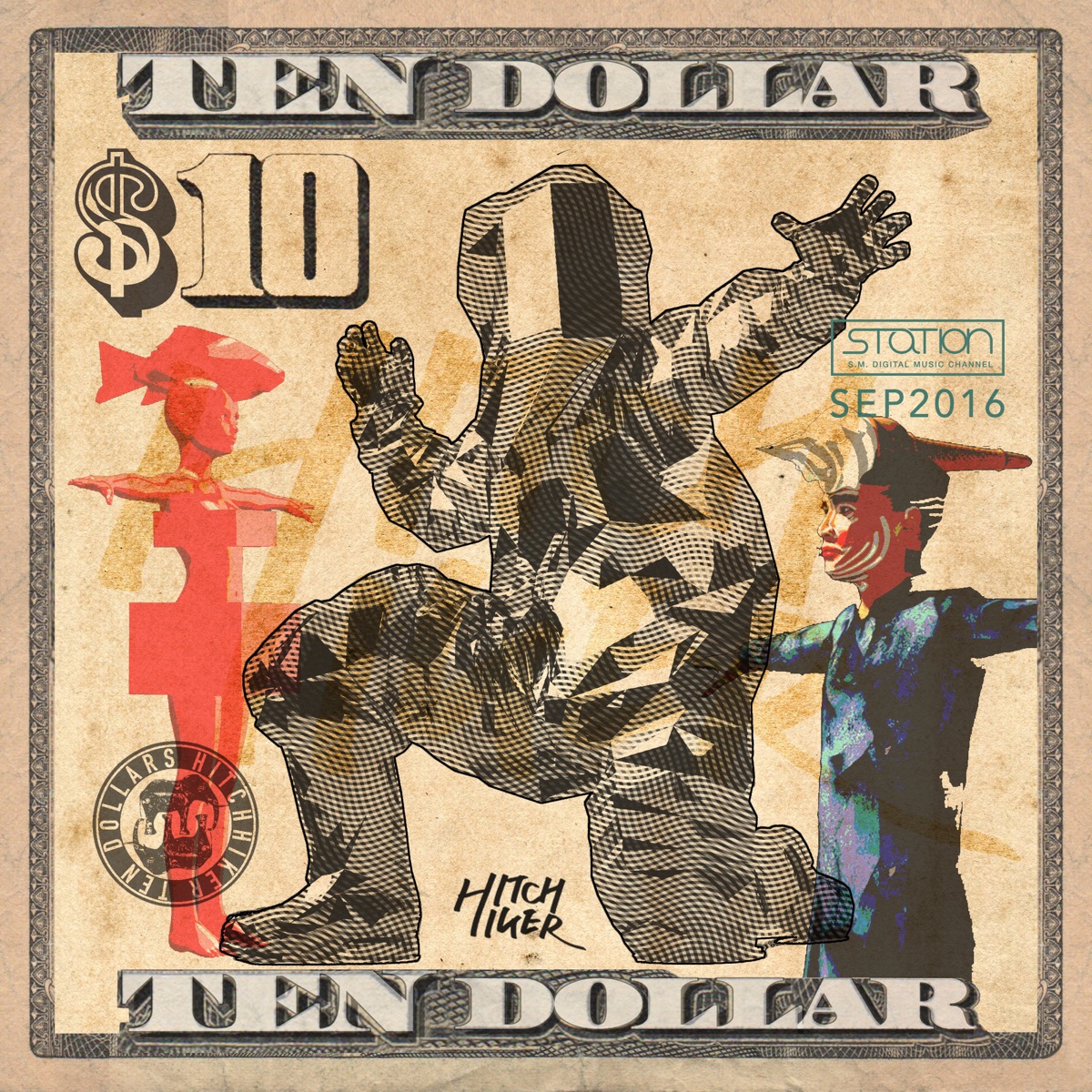 $10 - Single by Hitchhiker album cover