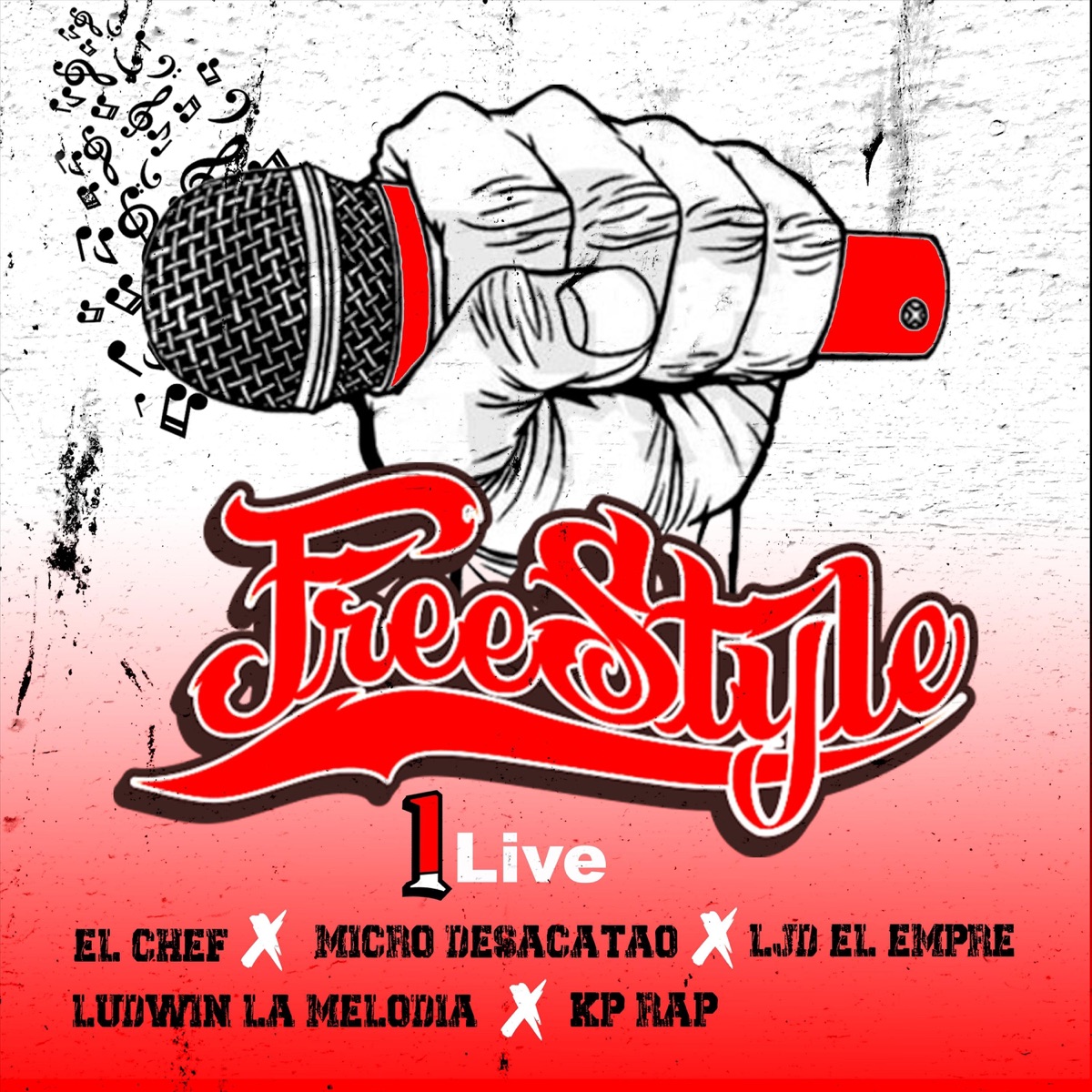 Freestyle 1 (En Vivo) - Single by El Chef, Micro Desacatao, Ljd el Empre, Kp Rap & Ludwin Futuro album cover