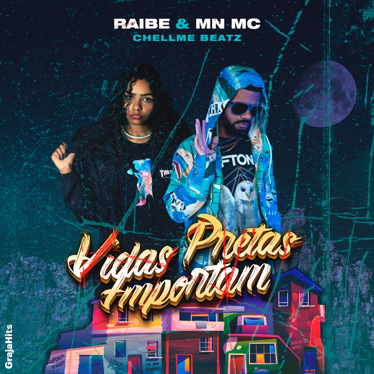 Vidas Pretas Importam (feat. MN MC) - Single by Raibe & GrajaHits album cover