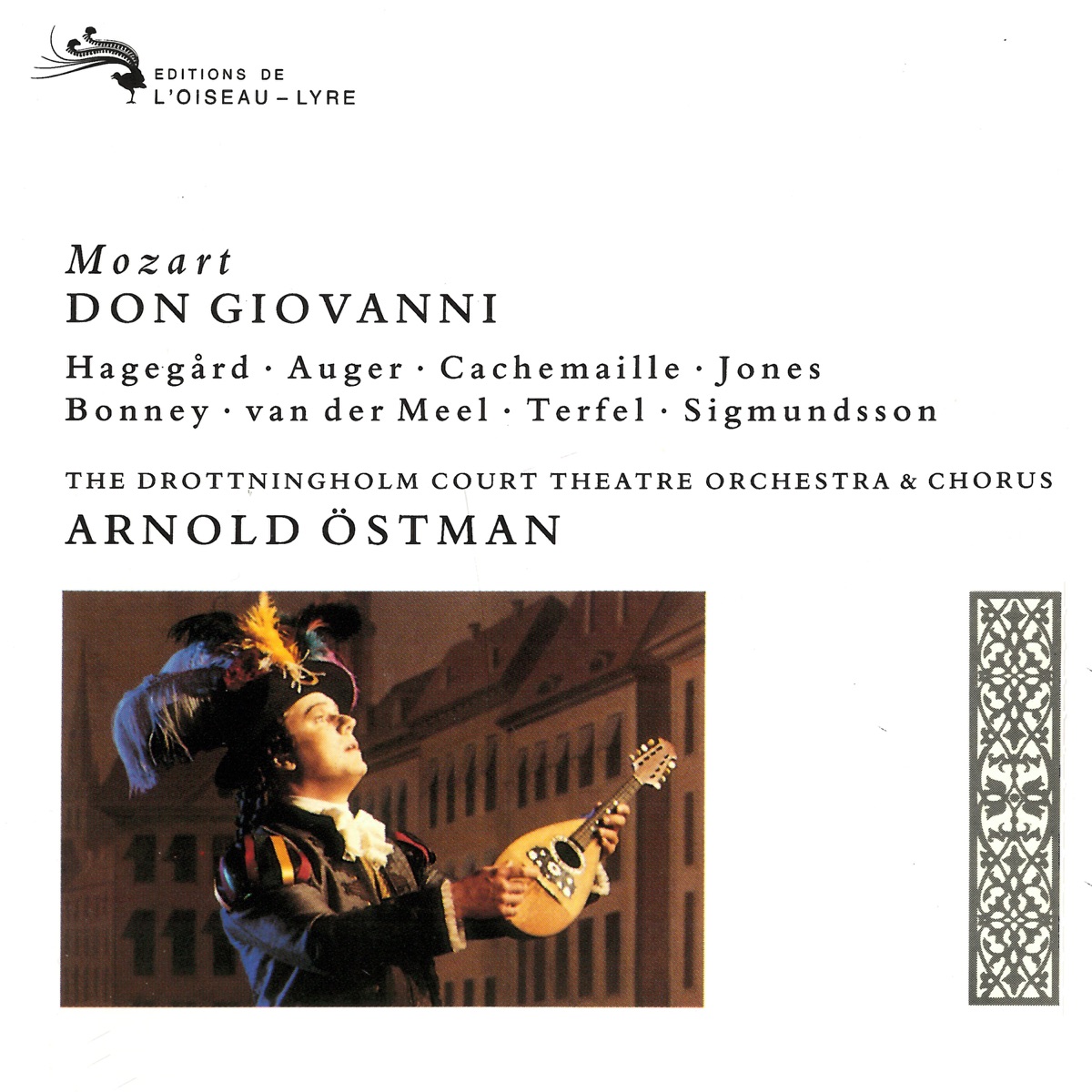 Mozart: Don Giovanni, K. 527 by Arnold Östman, Håkan Hagegård, Arleen Auger, Nico van der Meel, Della Jones, Gilles Cachemaille, Barbara Bonney, Bryn Terfel, Drottningholm Court Theatre Chorus & The Drottningholm Court Theatre Orchestra album cover