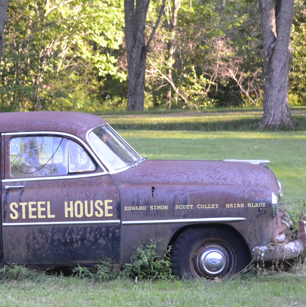 Steel House by Edward Simon, Scott Colley & Brian Blade album cover