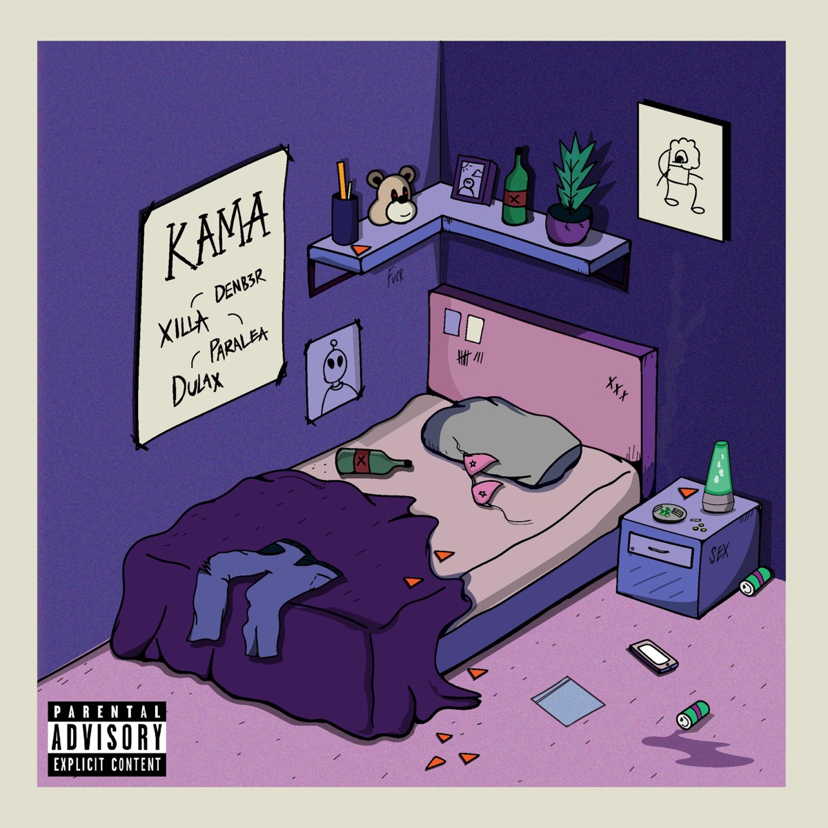 Kama (feat. Xilla, Paralea & Dulax) - Single by Denb3r album cover
