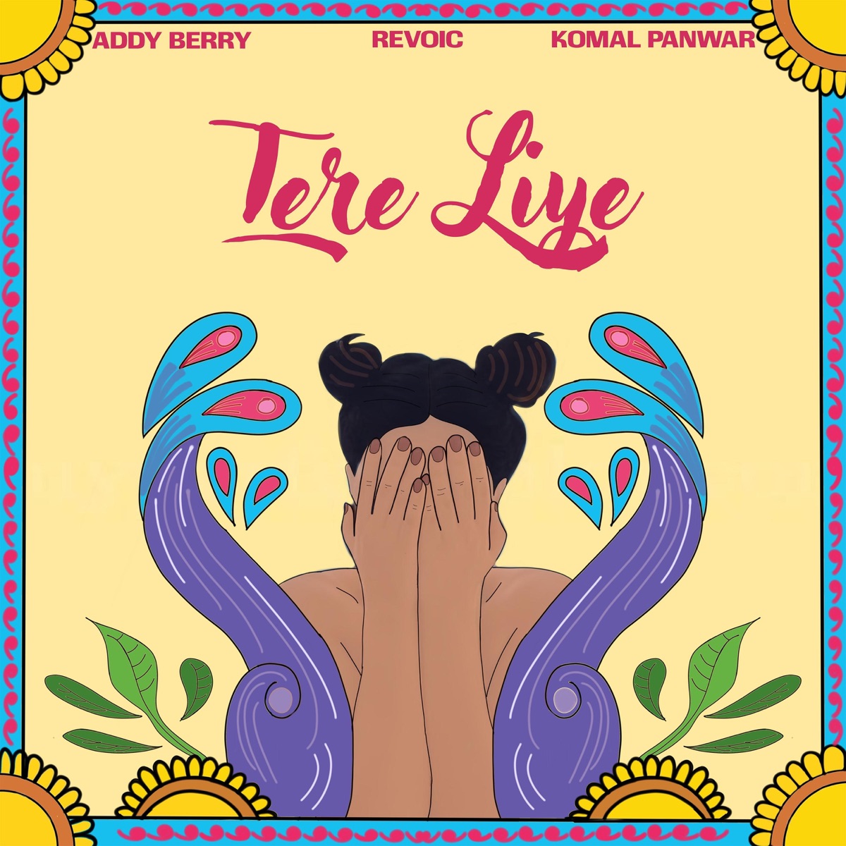 Tere Liye (feat. Komal Panwar) - Single by Revoic & Addy Berry album cover
