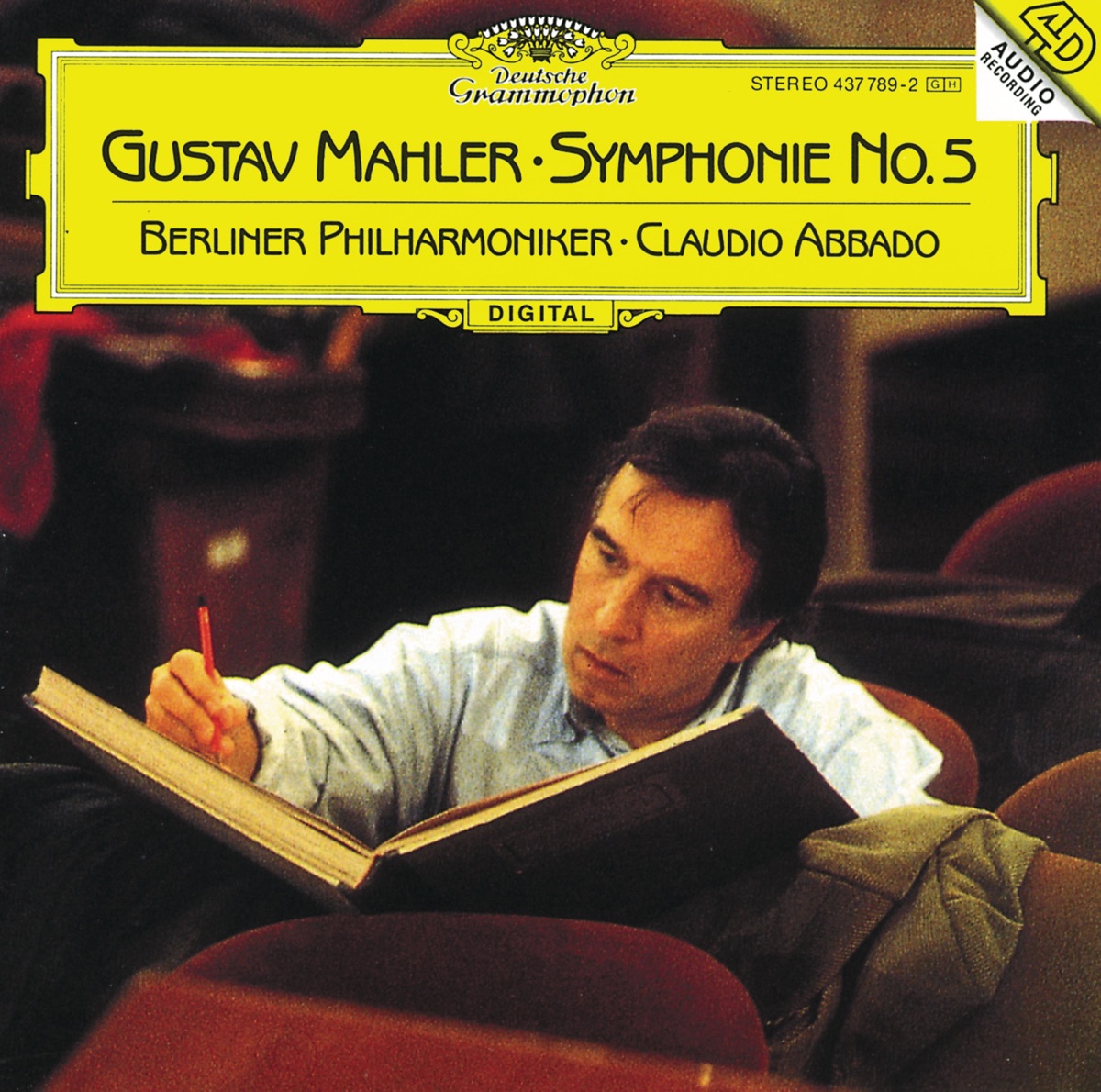 Mahler: Symphony No. 5 by Berlin Philharmonic & Claudio Abbado album cover