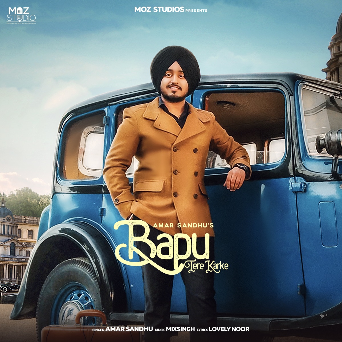 Bapu Tere Karke - Single by Amar Sandhu album cover