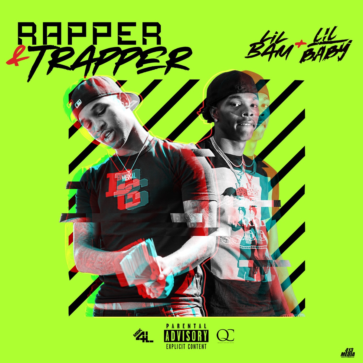 Rapper & Trapper (feat. Lil Baby) - Single by Lil Bam album cover artwork