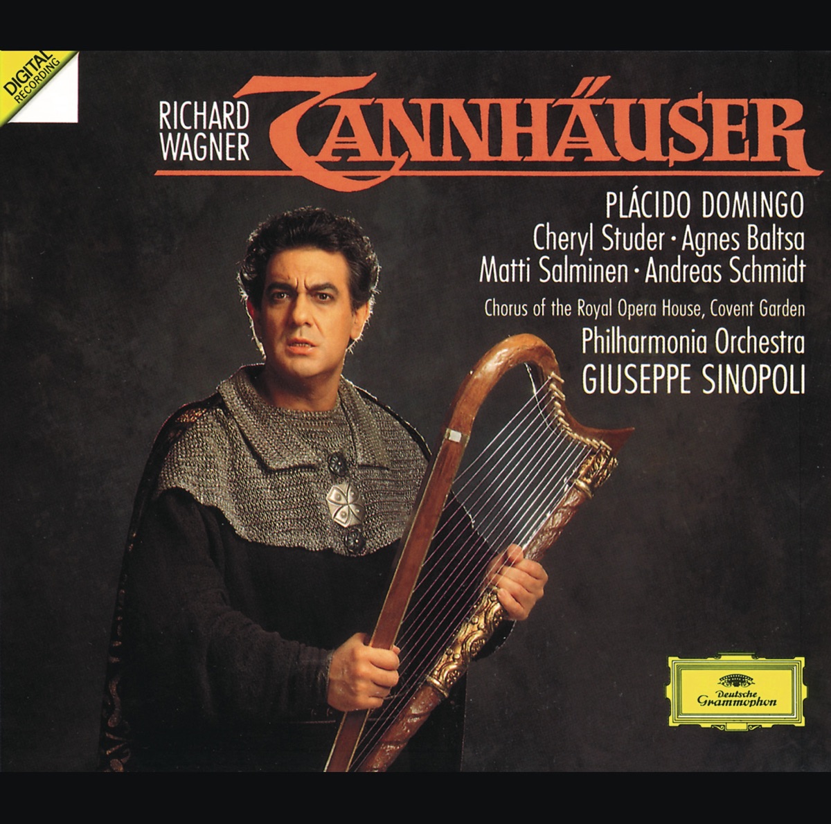 Wagner: Tannhäuser by Chorus of the Royal Opera House, Covent Garden, Giuseppe Sinopoli & Philharmonia Orchestra album cover