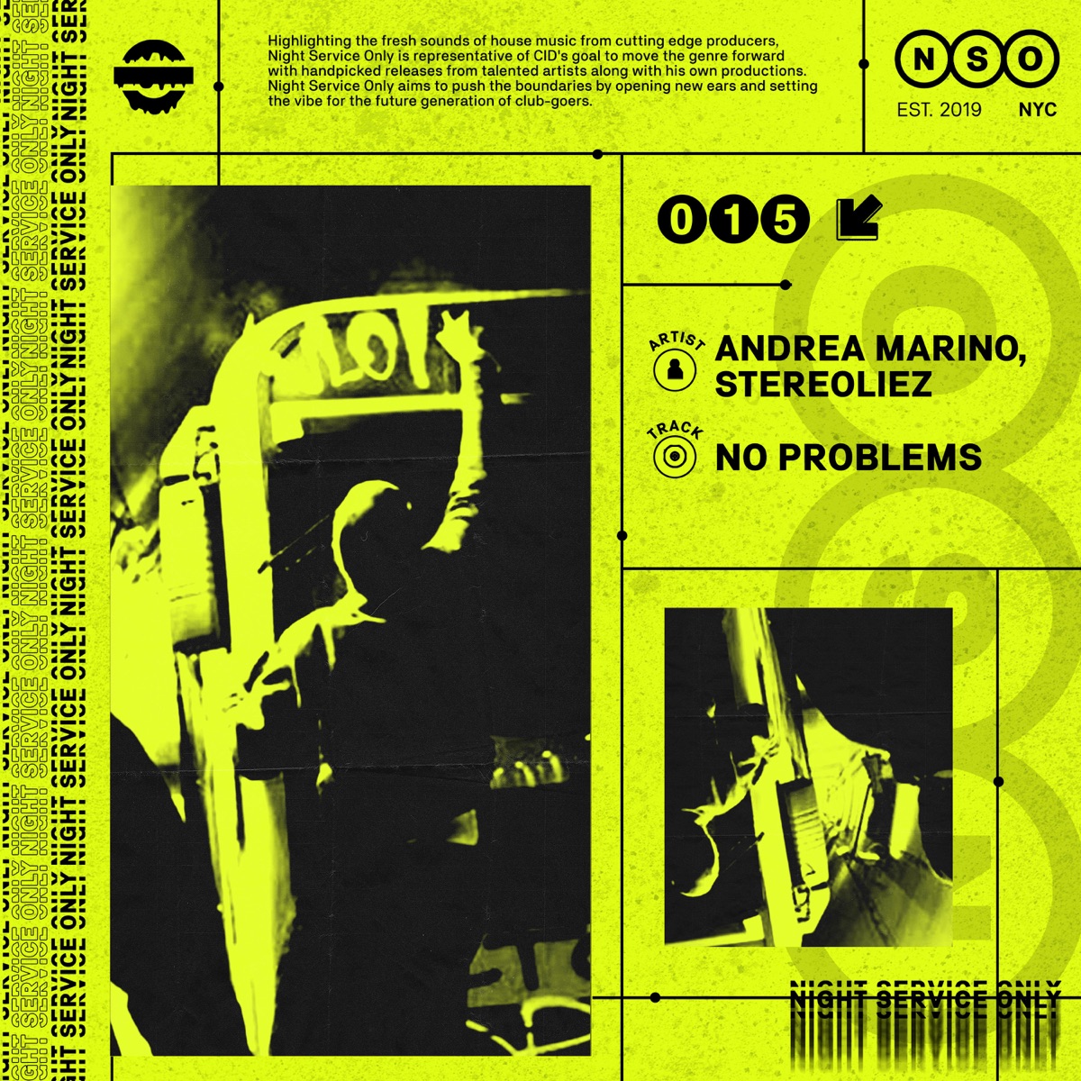 No Problems - Single by Andrea Marino & Stereoliez album cover
