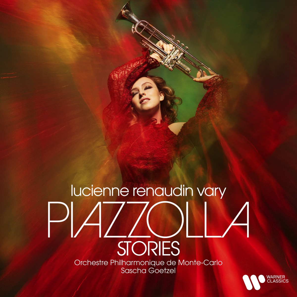 Piazzolla Stories by Lucienne Renaudin Vary album cover
