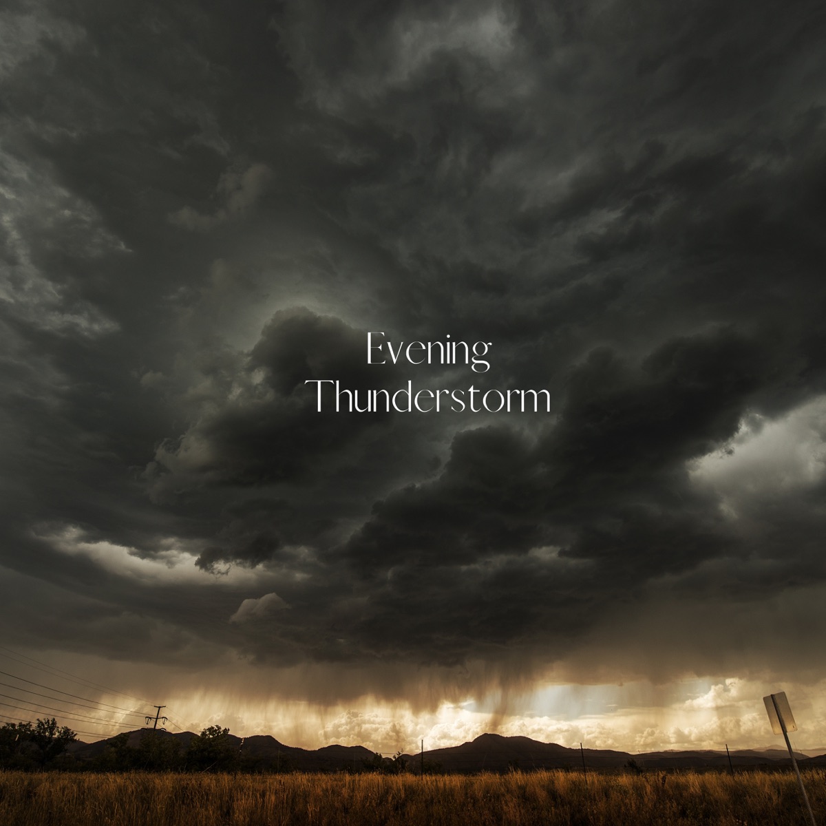 Evening Thunderstorm - Single by SleepTherapy album cover artwork