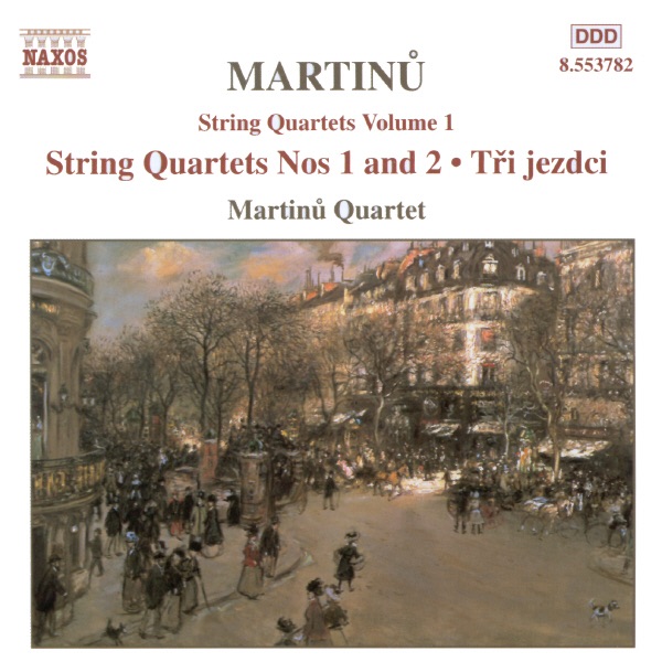 Martinu: String Quartets Volume 1 by Martinů Quartet album cover