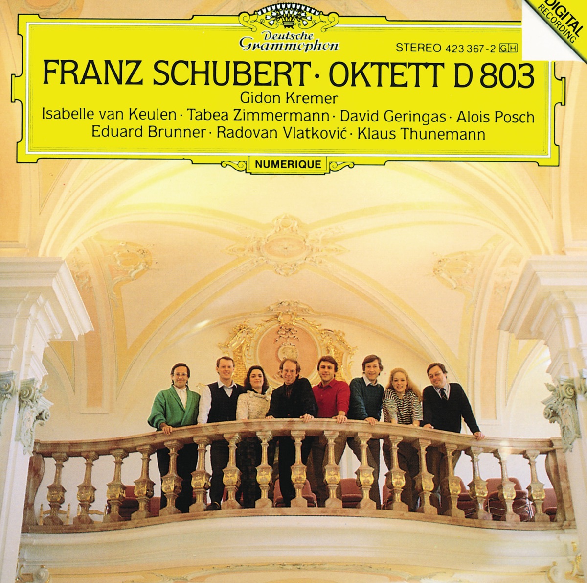 Schubert: Octet, D. 803 by Gidon Kremer, Isabelle Van Keulen, Tabea Zimmerman, David Geringas, Alois Posch, Eduard Brunner, Radovan Vlatković & Klaus Thunemann album cover