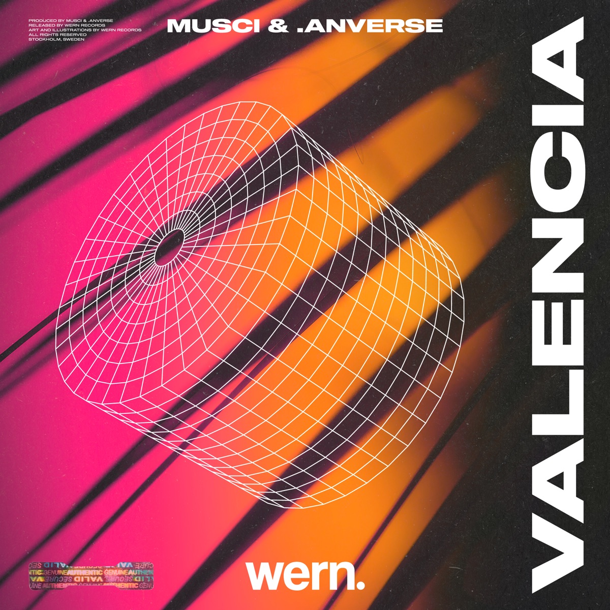 Valencia - Single by Musci, .anverse & Wern Records album cover
