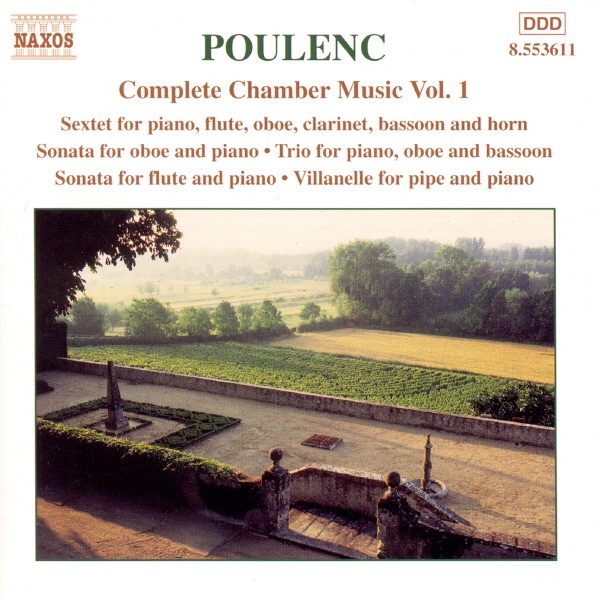 Poulenc: Complete Chamber Music Vol. 1 - Sextet - Sonatas by Alexandre Tharaud & Philippe Bernold album cover