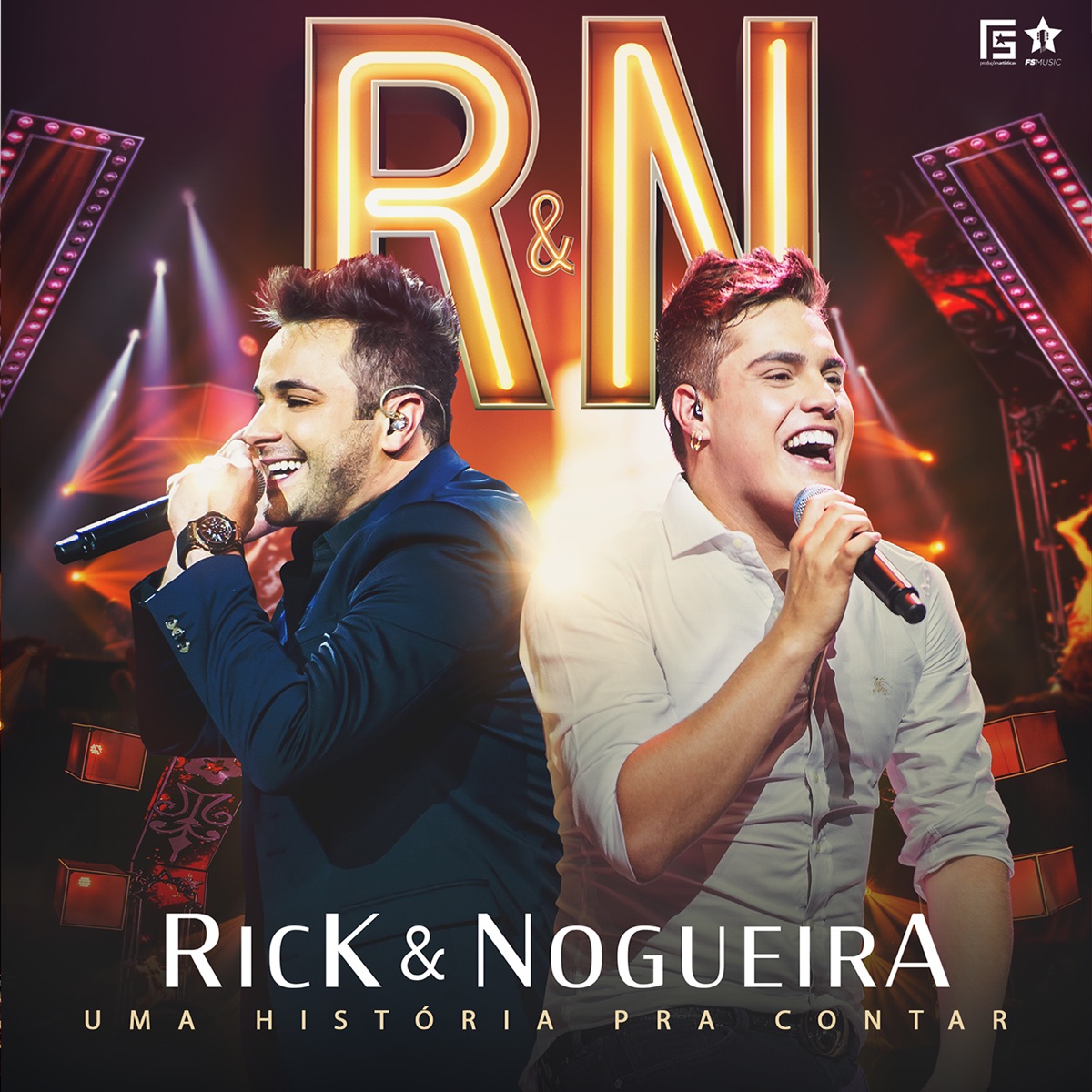 Uma História pra Contar (Ao Vivo) by Rick & Nogueira album cover