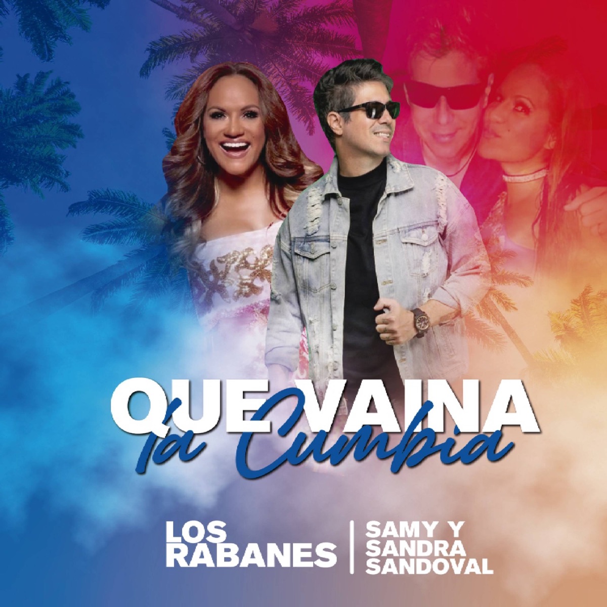Qué Vaina la Cumbia - Single by Los Rabanes & Samy y Sandra Sandoval album cover