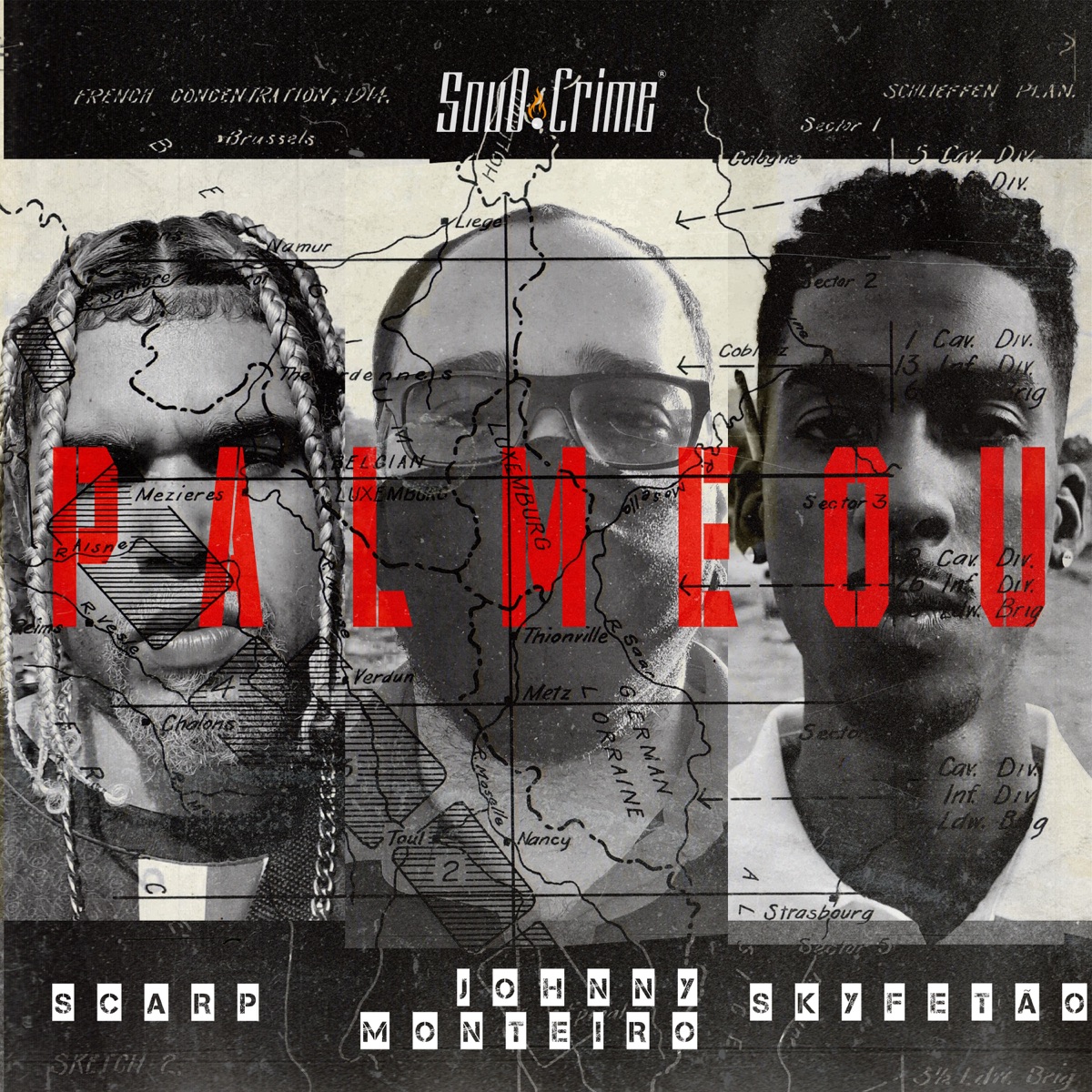 Palmeou (feat. SoudCrime) - Single by Scarp, Skyfetão & Johnny Monteiro album cover