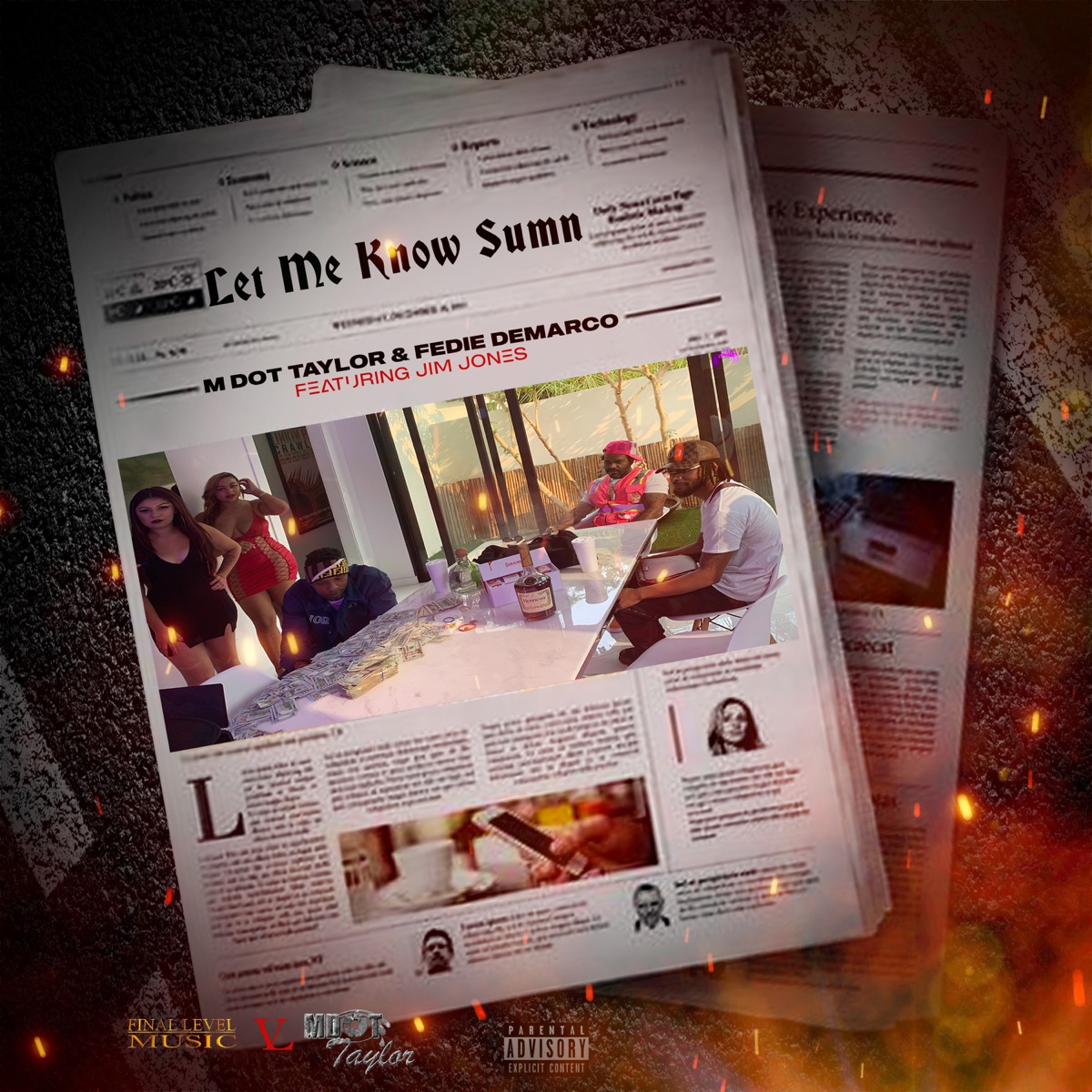 Let Me Know Sumn (feat. Jim Jones) - Single by M Dot Taylor & Fedie Demarco album cover