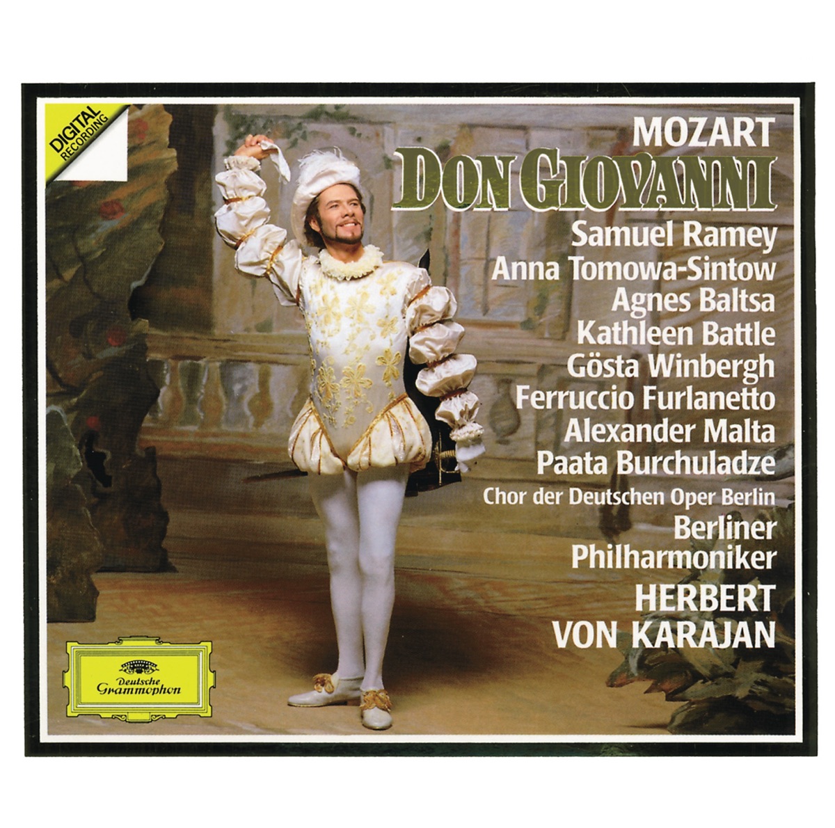 Mozart: Don Giovanni by Chor der Deutschen Oper Berlin, Berlin Philharmonic & Herbert von Karajan album cover