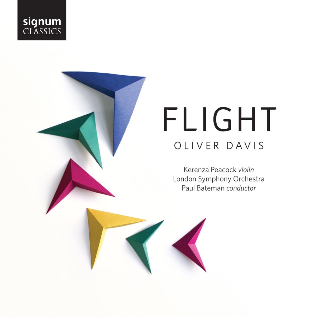 Oliver Davis: Flight by Kerenza Peacock, London Symphony Orchestra & Paul Bateman album cover