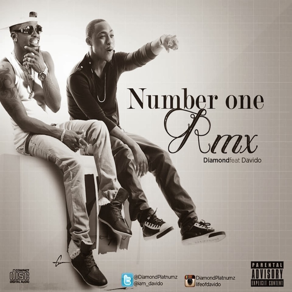 Number One (Rmx) [feat. DaVido] - Single by Diamond Platnumz album cover