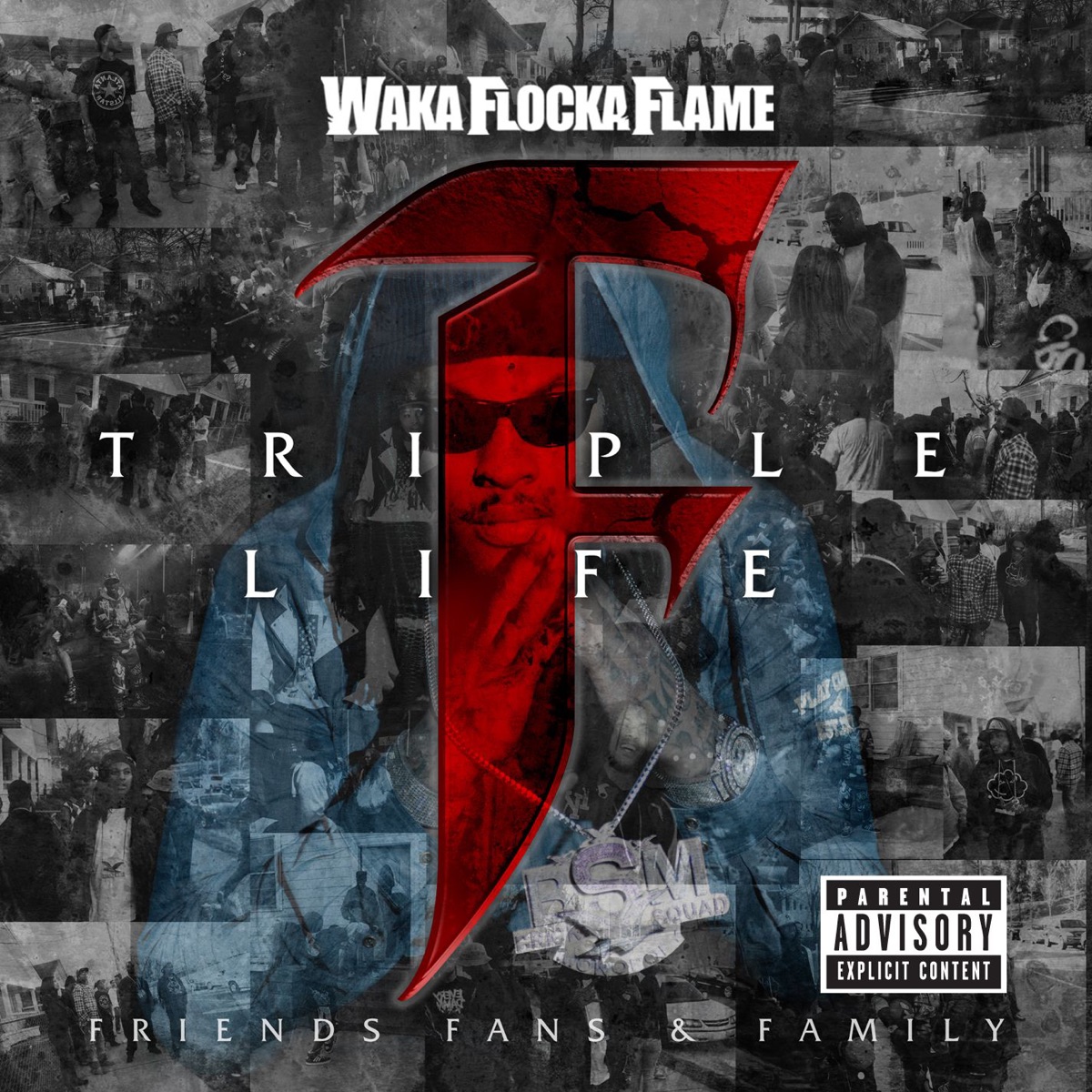 Triple F Life: Friends, Fans & Family (Deluxe Version) by Waka Flocka Flame album cover