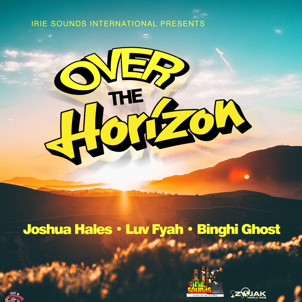 Over the Horizon - Single by Joshua Hales, Luv Fyah & Binghi Ghost album cover