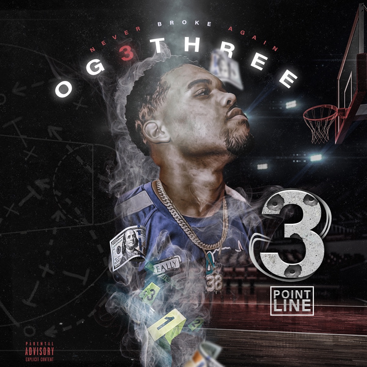 3 Point Line by OG 3Three album cover