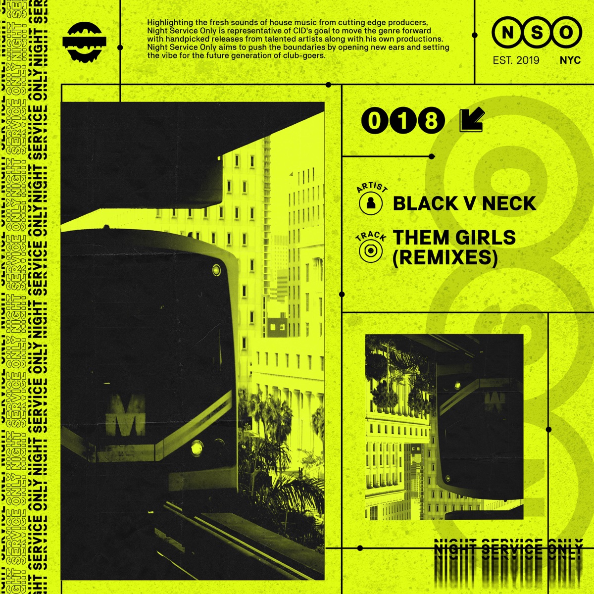 Them Girls (Remixes) - Single by Black V Neck album cover