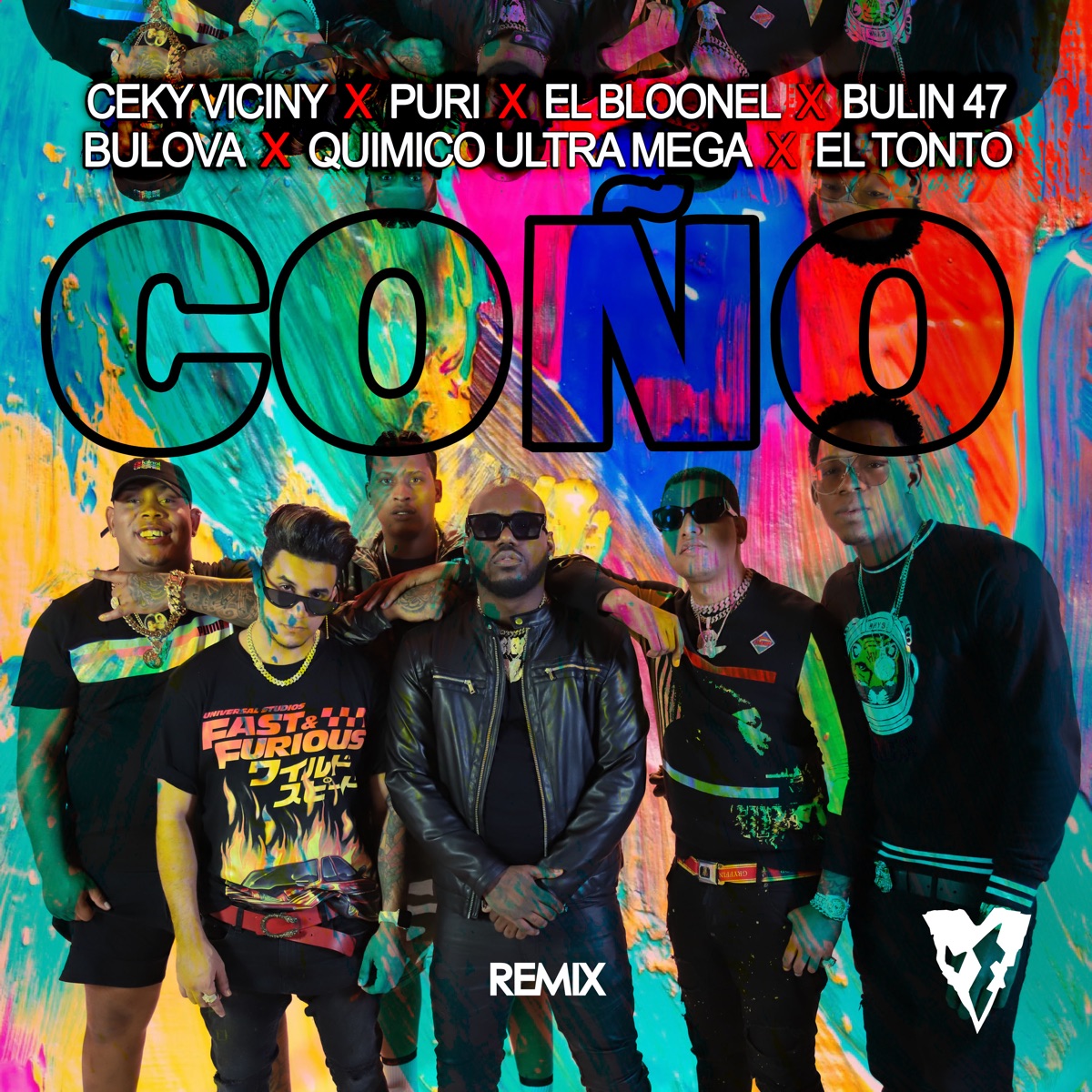 C**o (With Puri, Bulin 47, el Bloonel, Bulova, Quimico Ultra Mega & el Tonto) [Remix] [feat. El Bloonel, Bulova, Quimico Ultra Mega & El Tonto] - Single by Ceky Viciny, Puri & Bulin 47 album cover