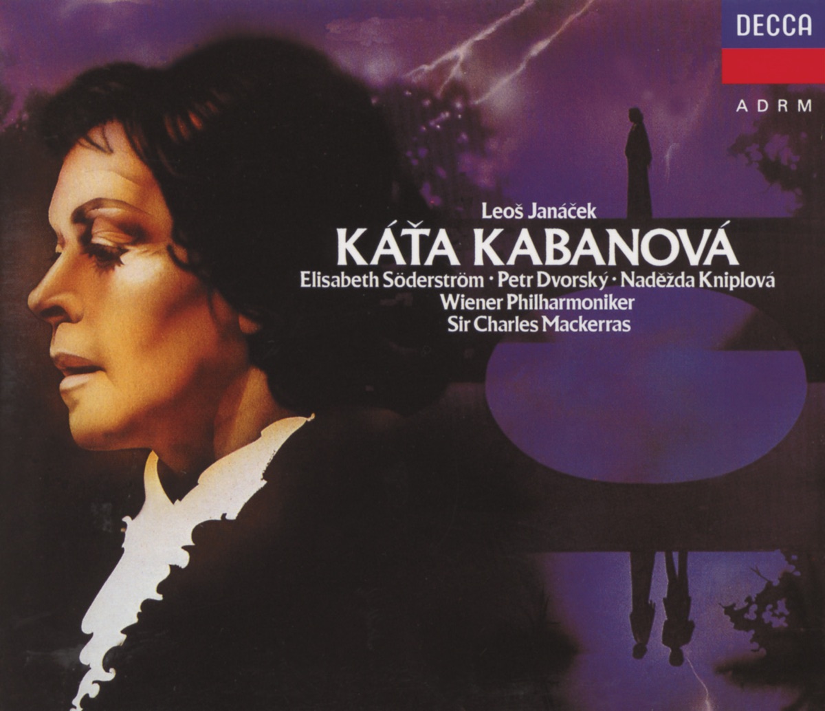 Janácek: Káta Kabanová by Elisabeth Söderström, Nadezda Kniplova, Peter Dvorský, Sir Charles Mackerras & Vienna Philharmonic album cover