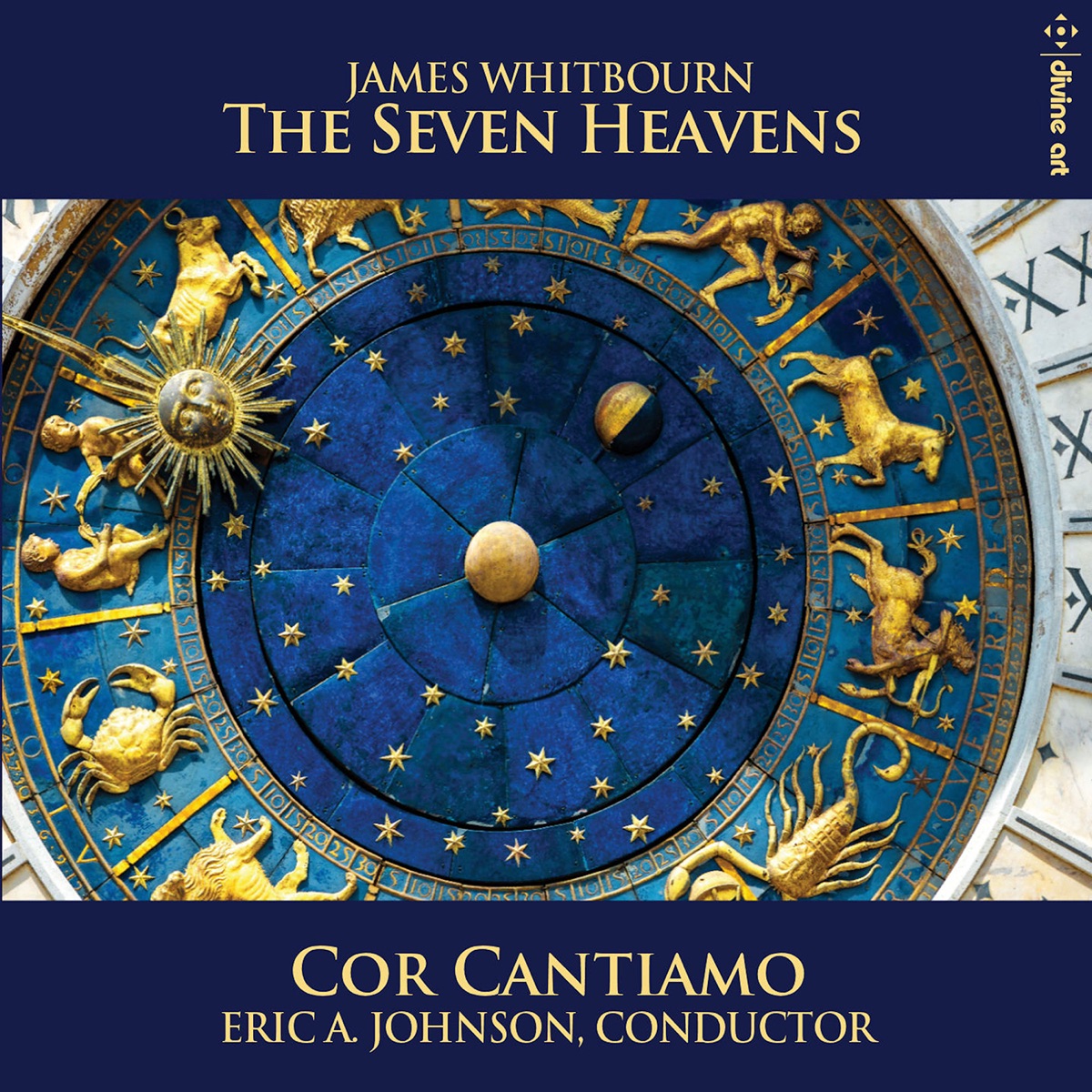 James Whitbourn: The Seven Heavens (Chamber Version) & Other Works by Cor Cantiamo & Eric A Johnson album cover