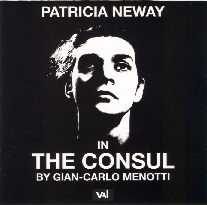Menotti: The Consul by Chester Ludgin, Patricia Neway & Werner Turkanowsky album cover